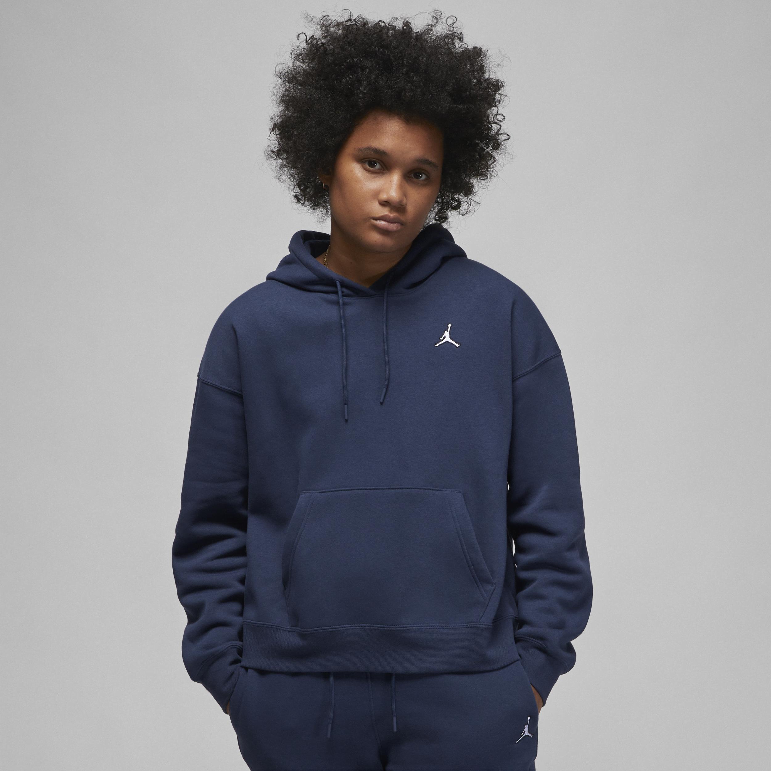 Nike Jordan Brooklyn Fleece Pullover Hoodie In Blue, Lyst