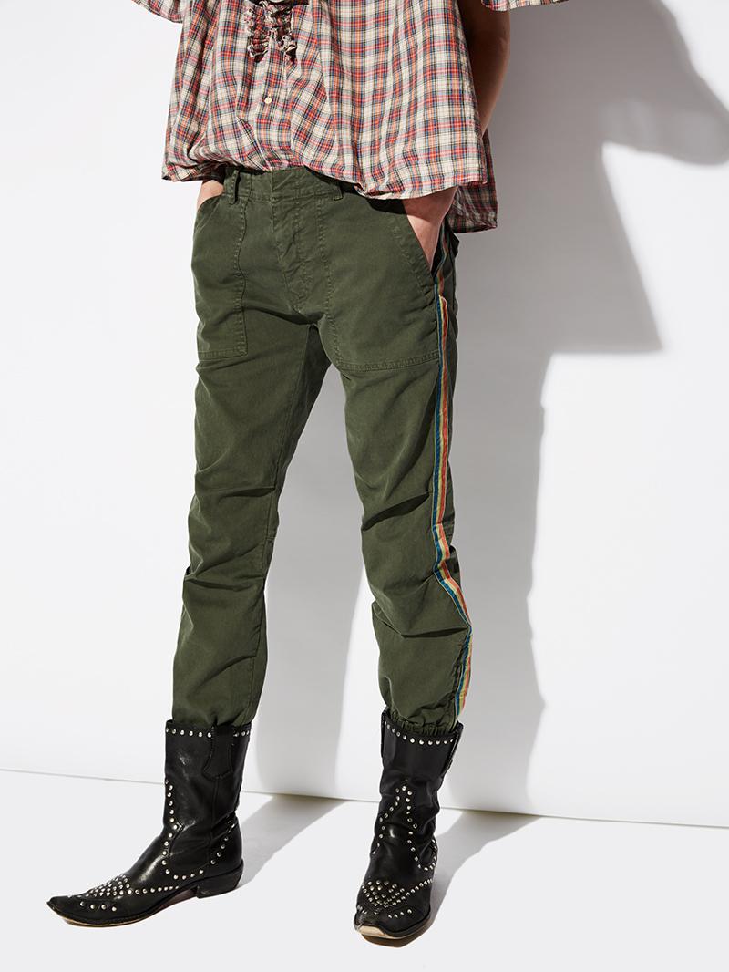 Cropped French Military Pant 