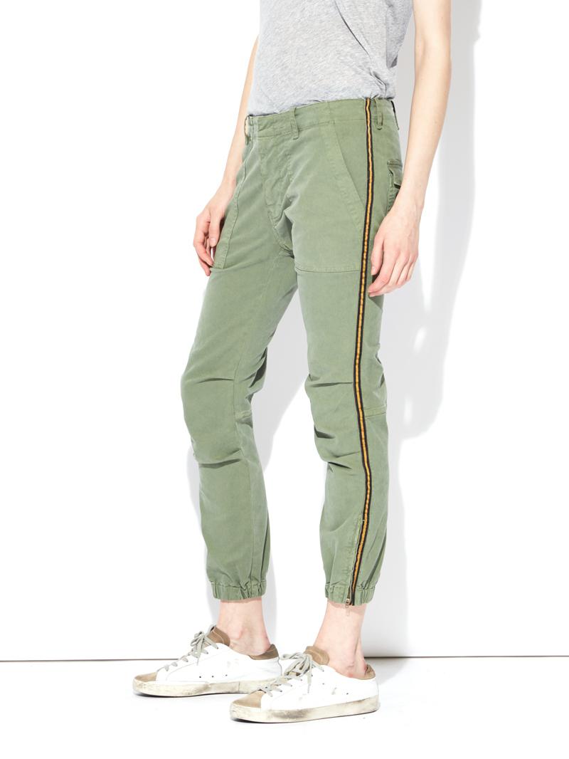 Nili Lotan Cropped Military Cotton 