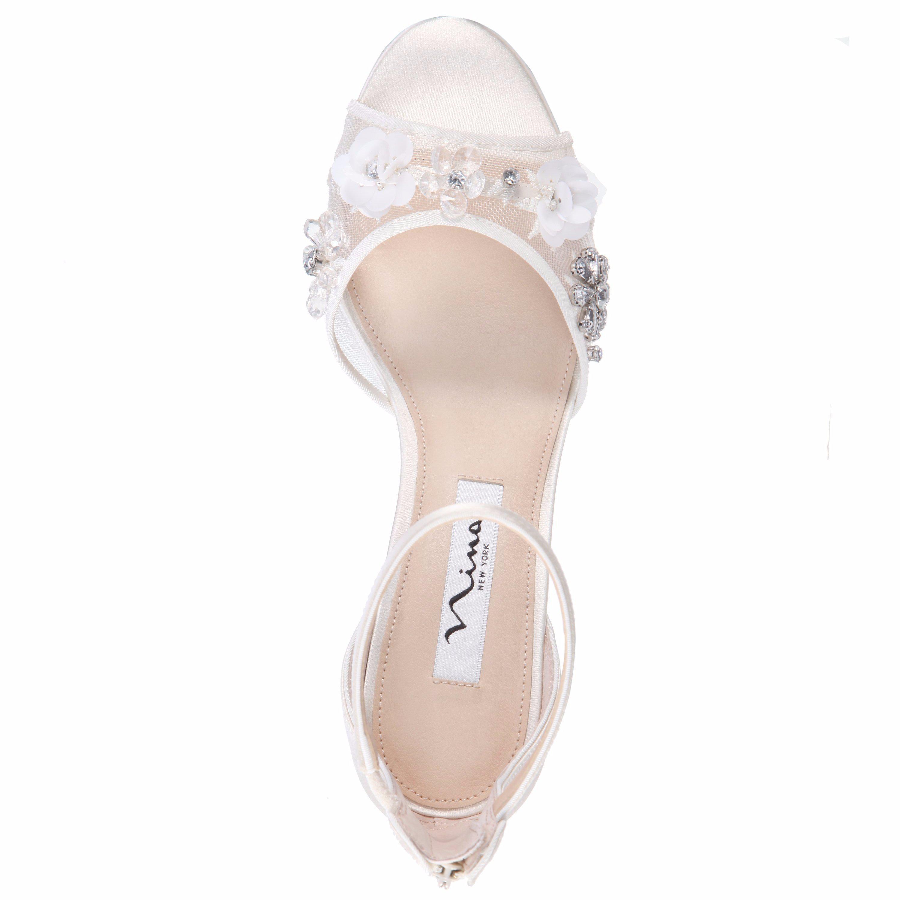 nina ivory satin shoes