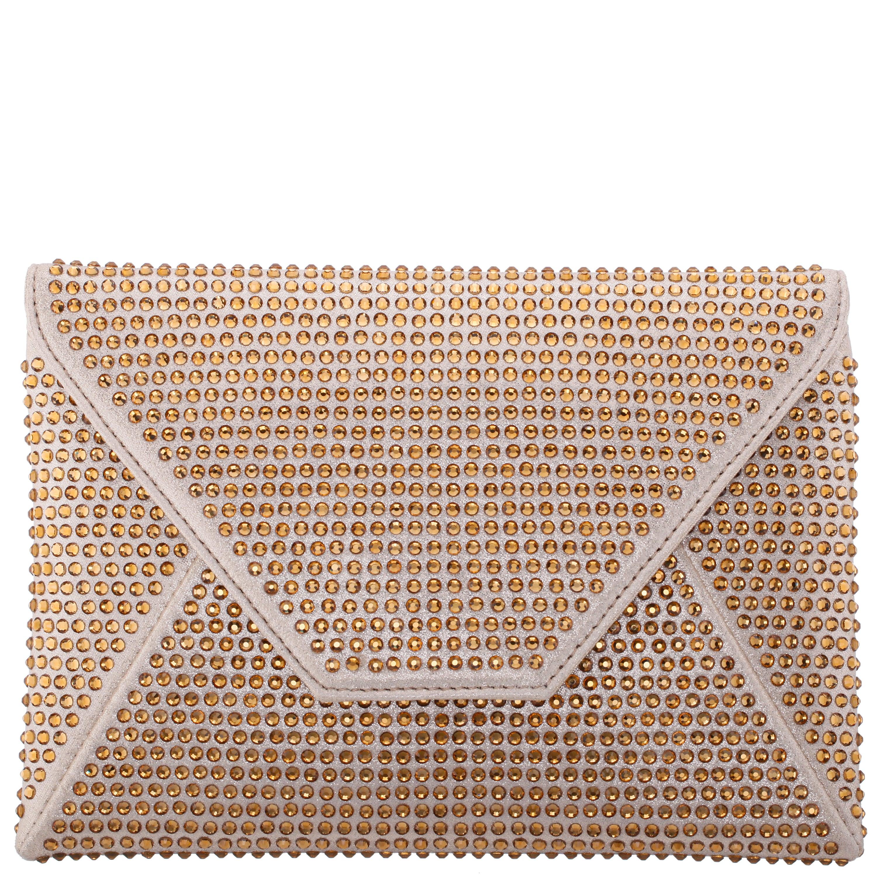 Antonia Envelope Clutch - Gold
