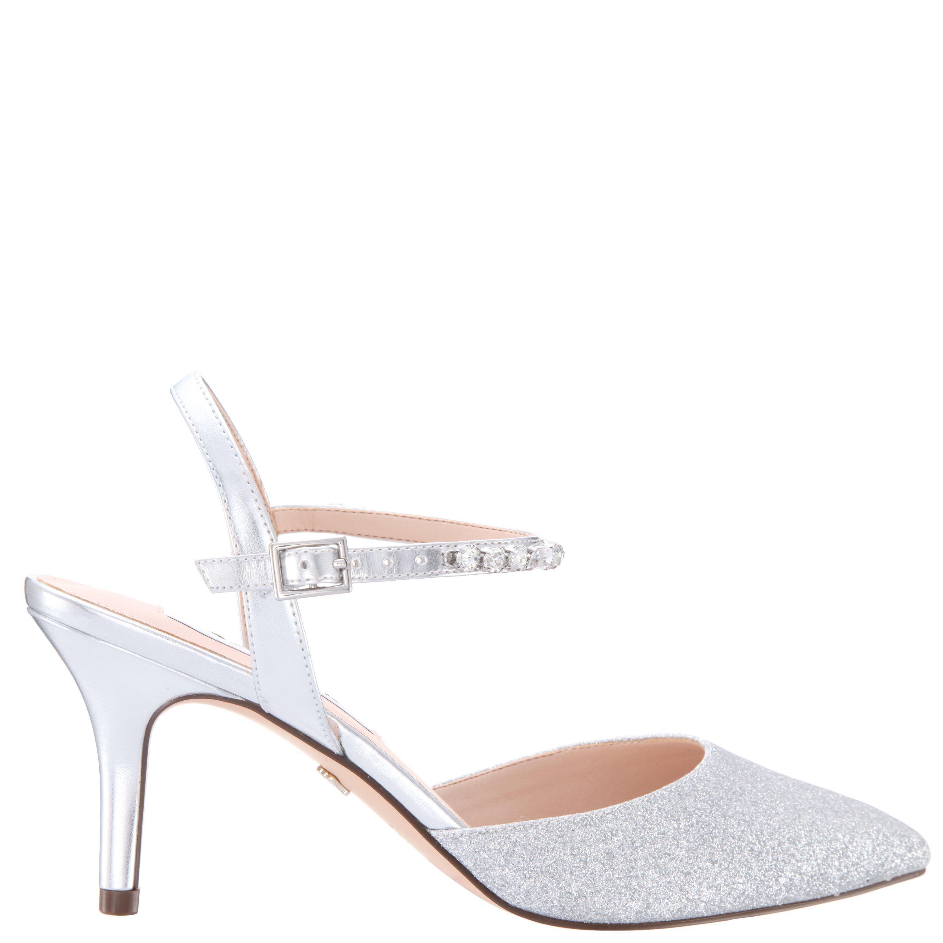 nina silver heels