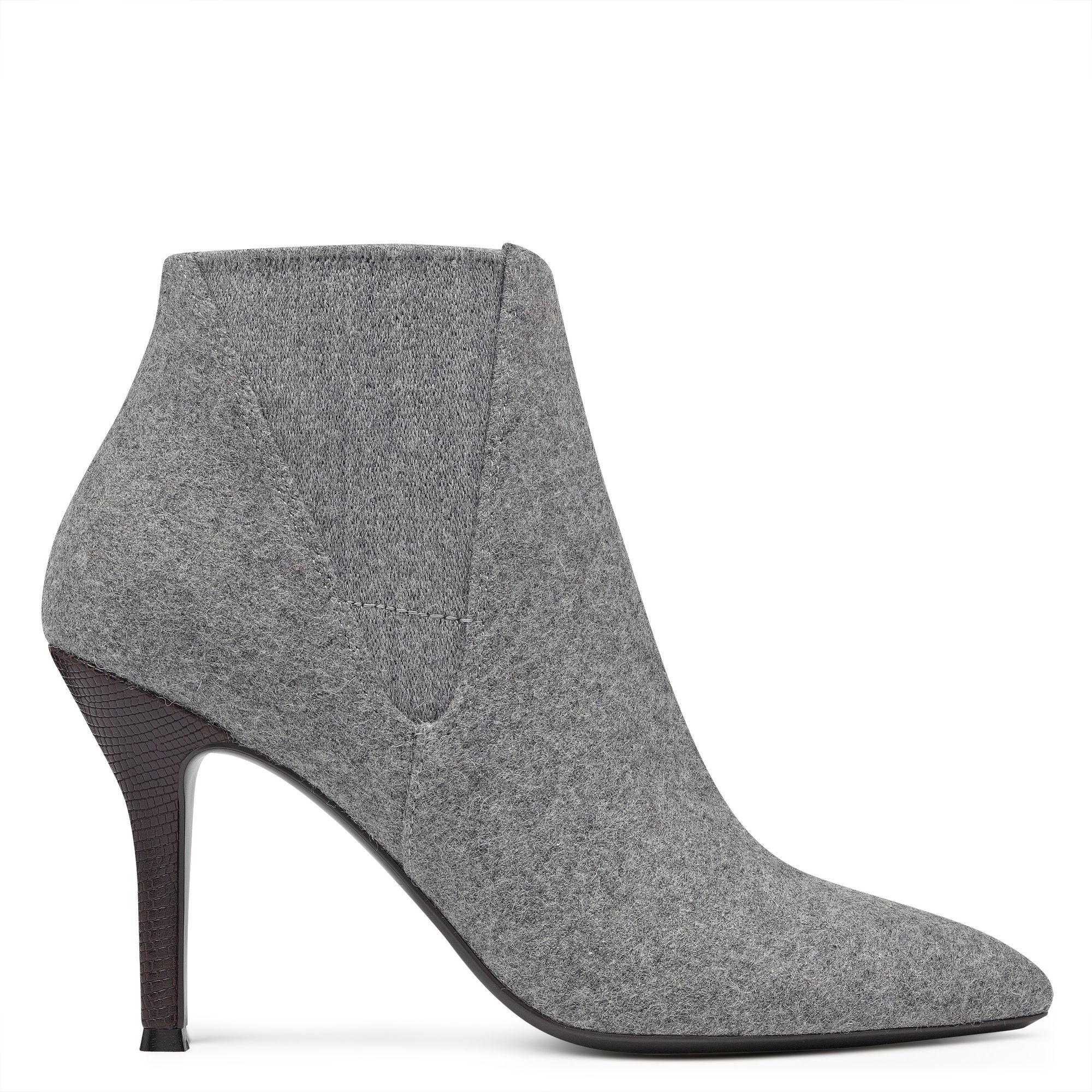 nine west front pointy toe booties