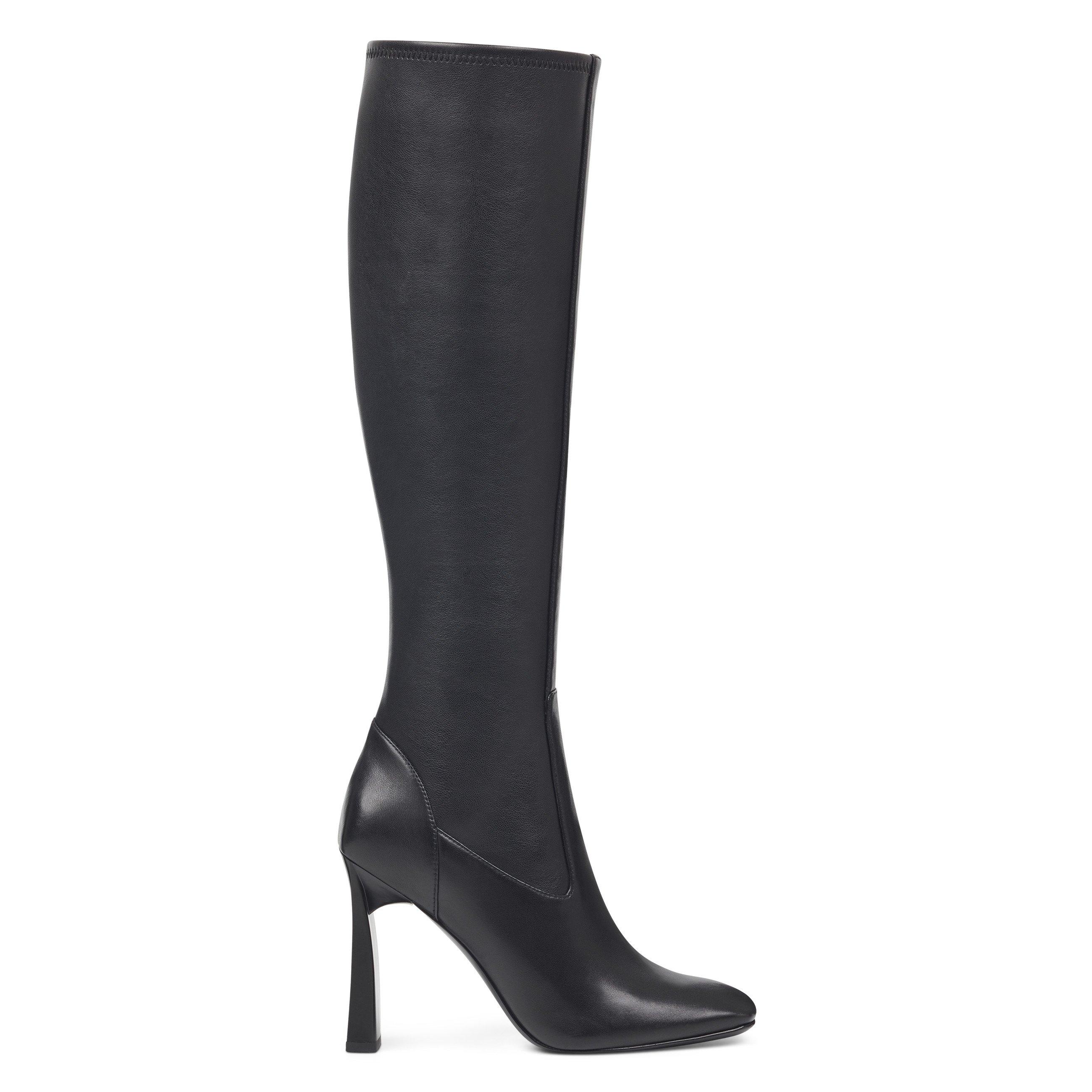 nine west square toe ankle boots