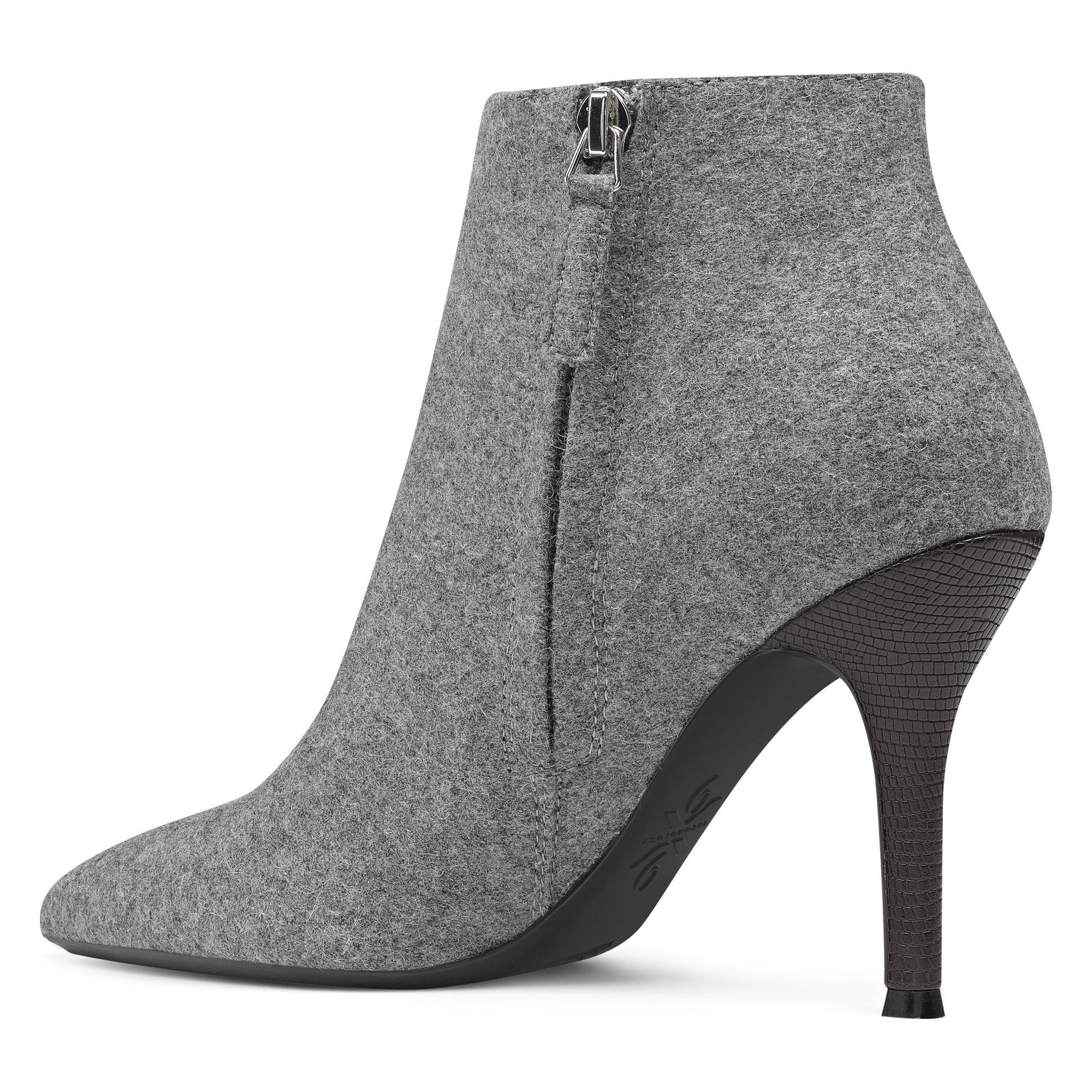 nine west front pointy toe booties