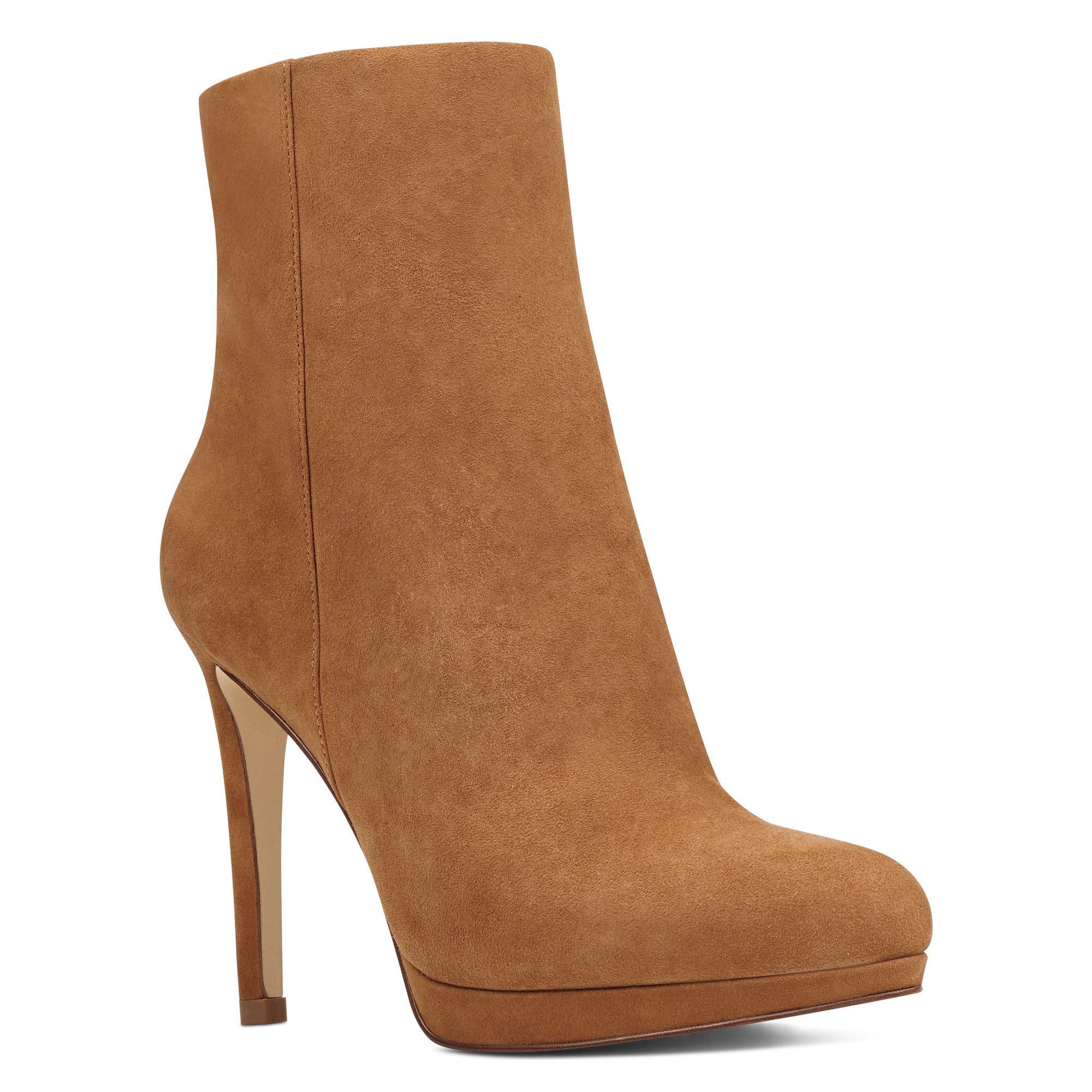 nine west quanette platform dress booties