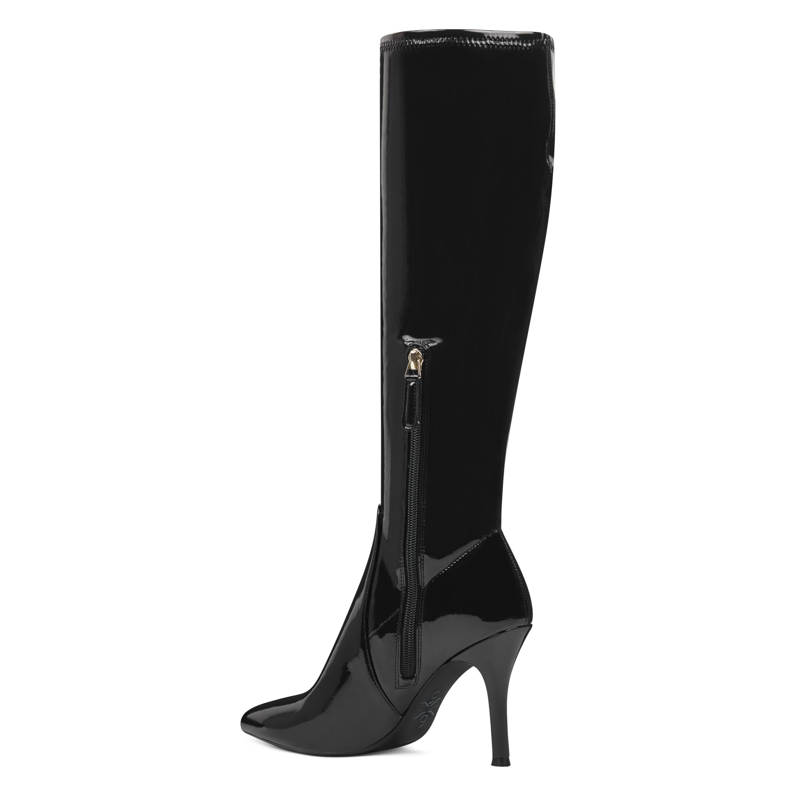 Nine West Fetta Stiletto Boots in Black 