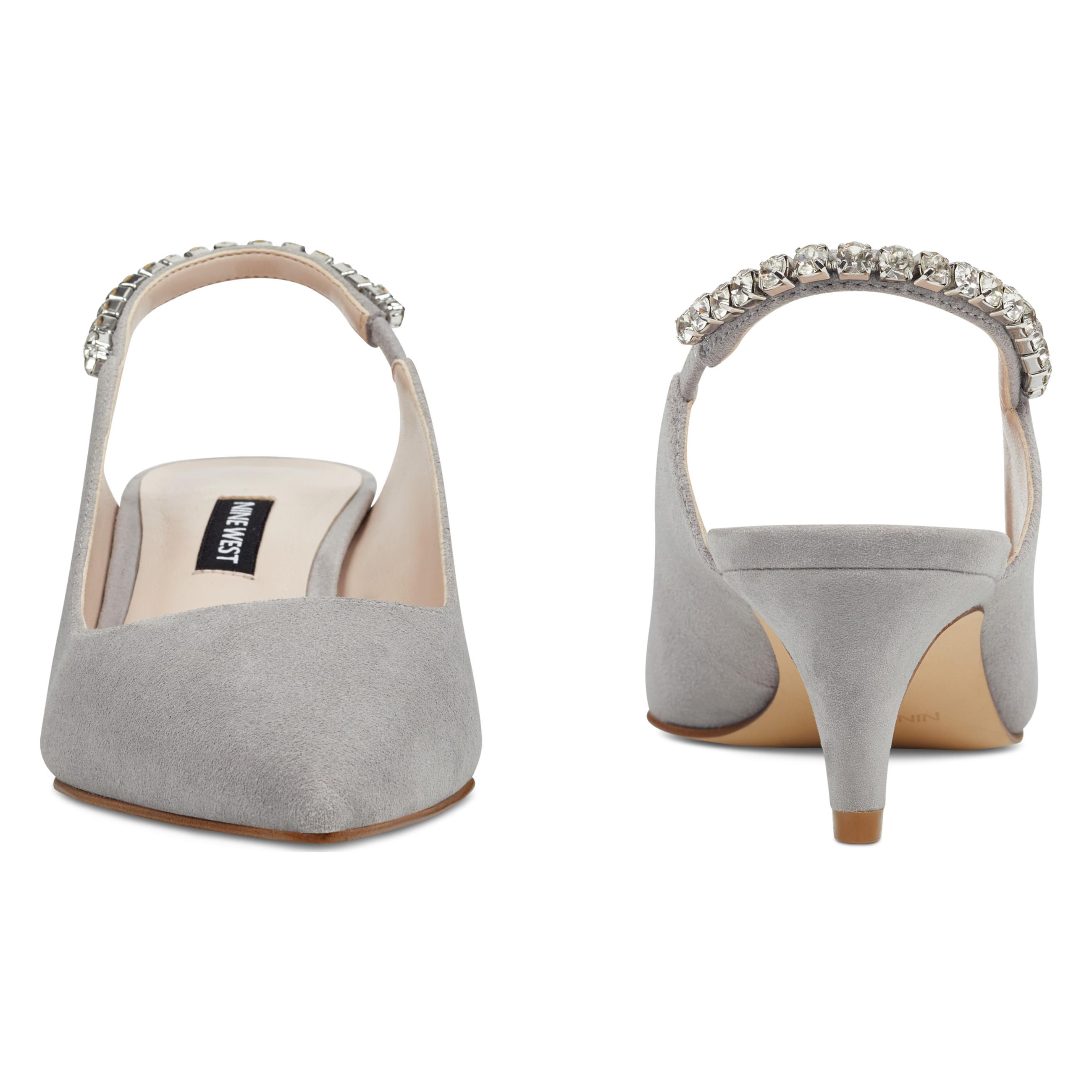 quassin embellished slingback pumps