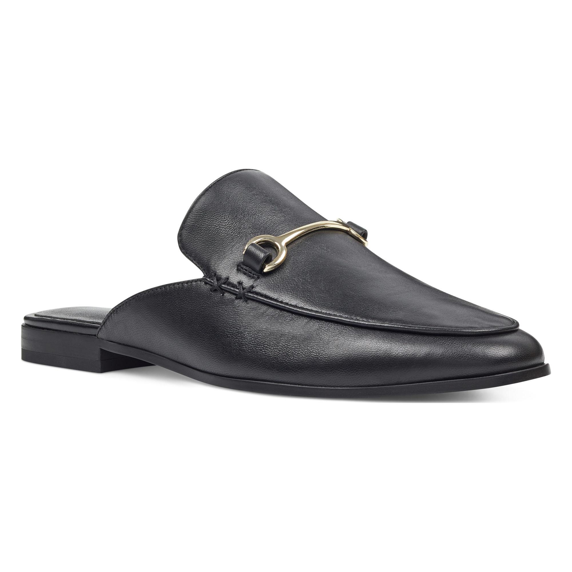 nine west black loafers