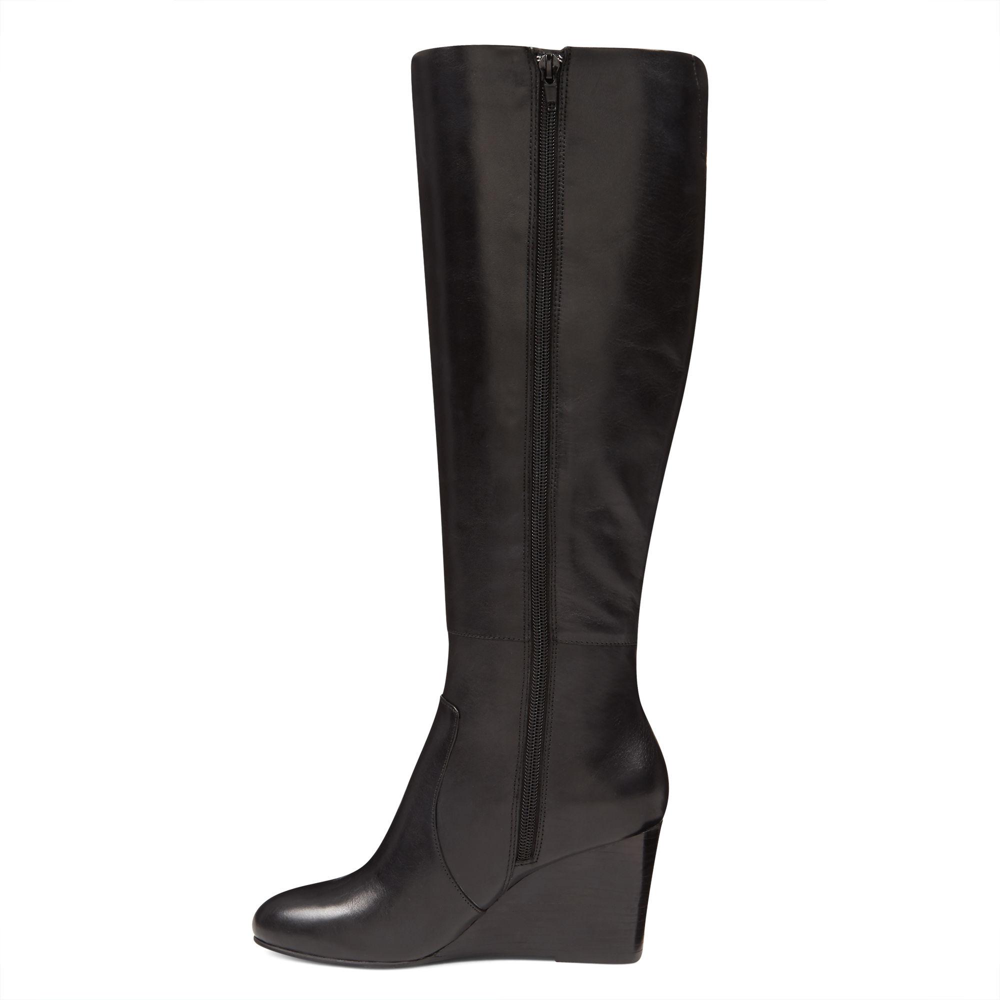 nine west wedge boots