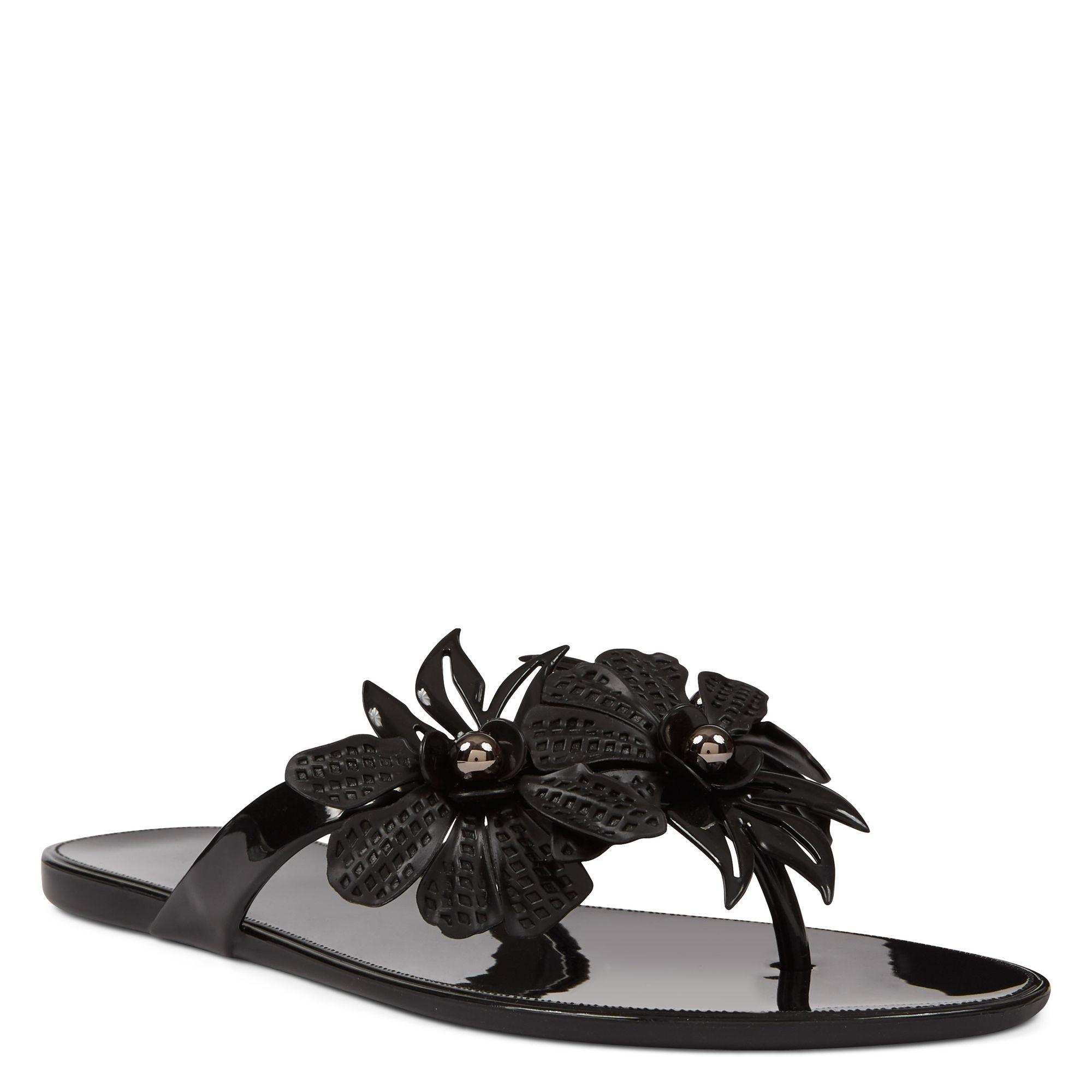 nine west macinee jelly sandals