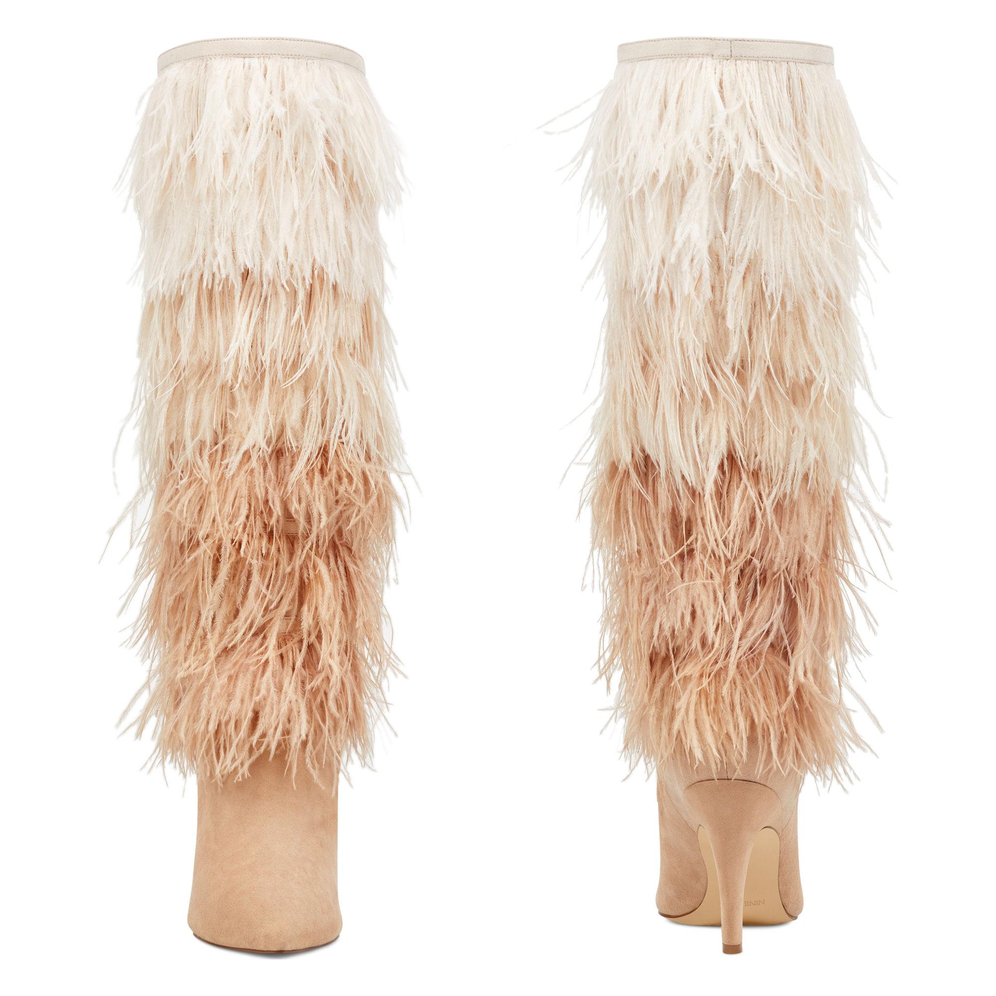 nine west feather boots