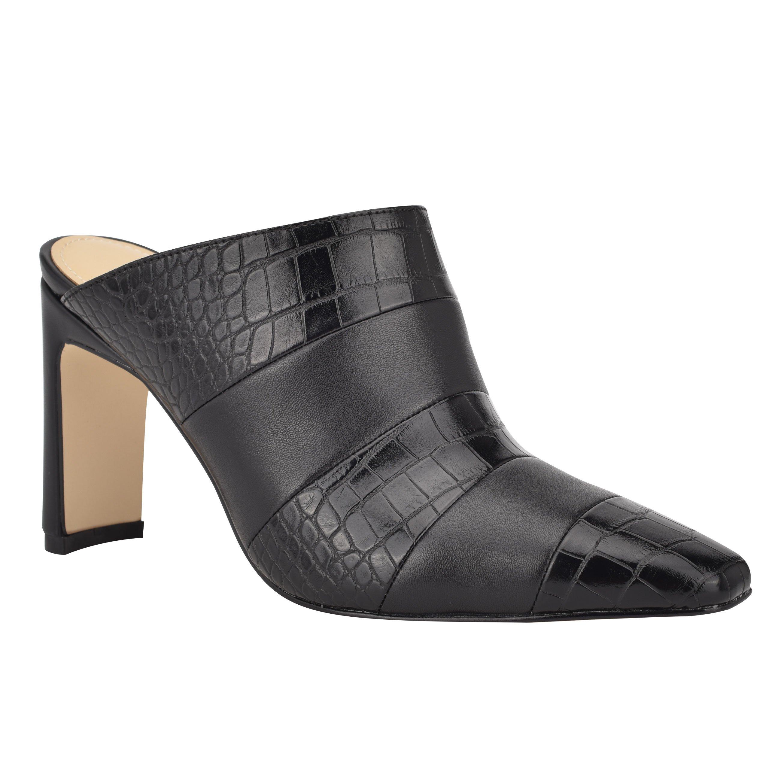 nine west high heel mules