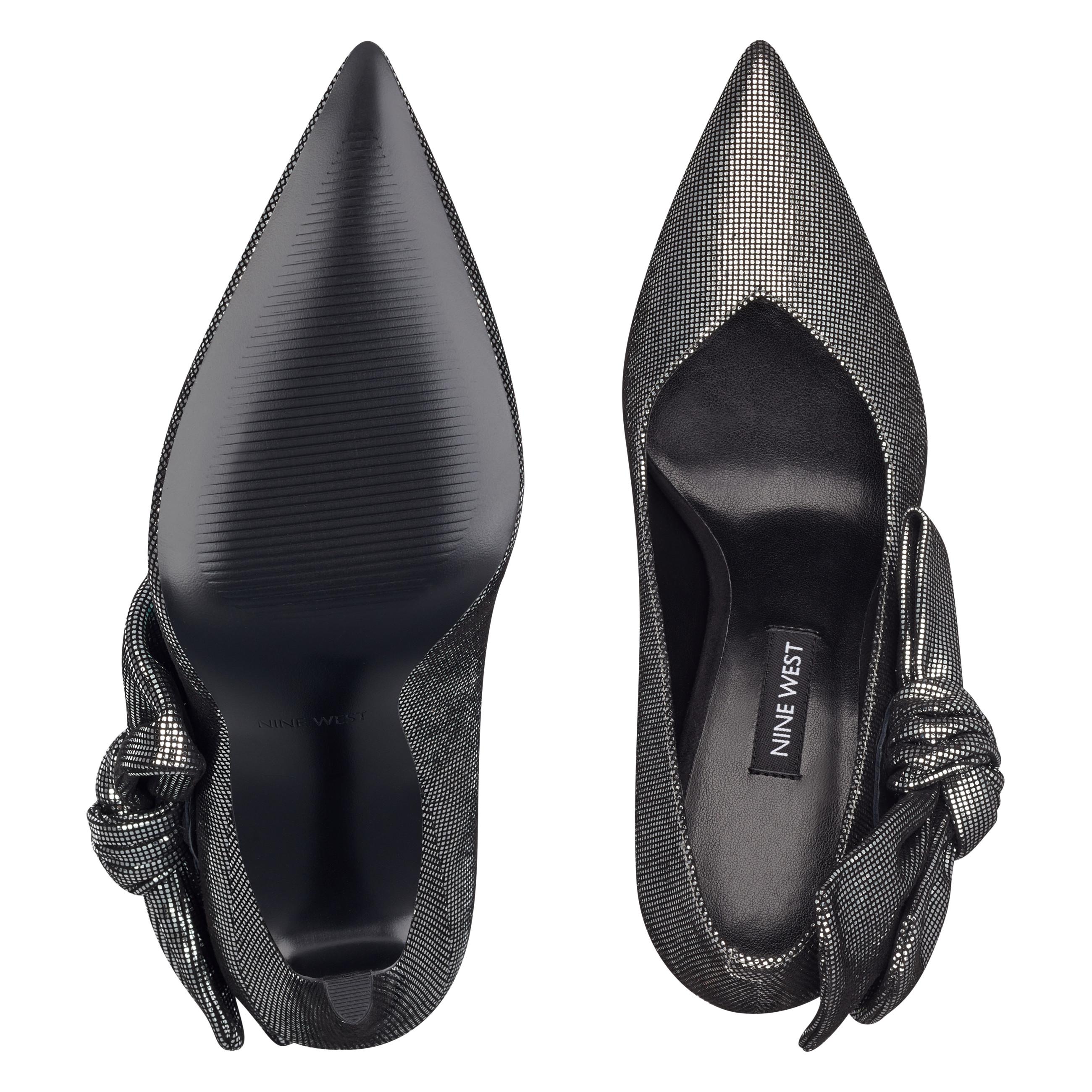 quavissa pointy toe bow pumps