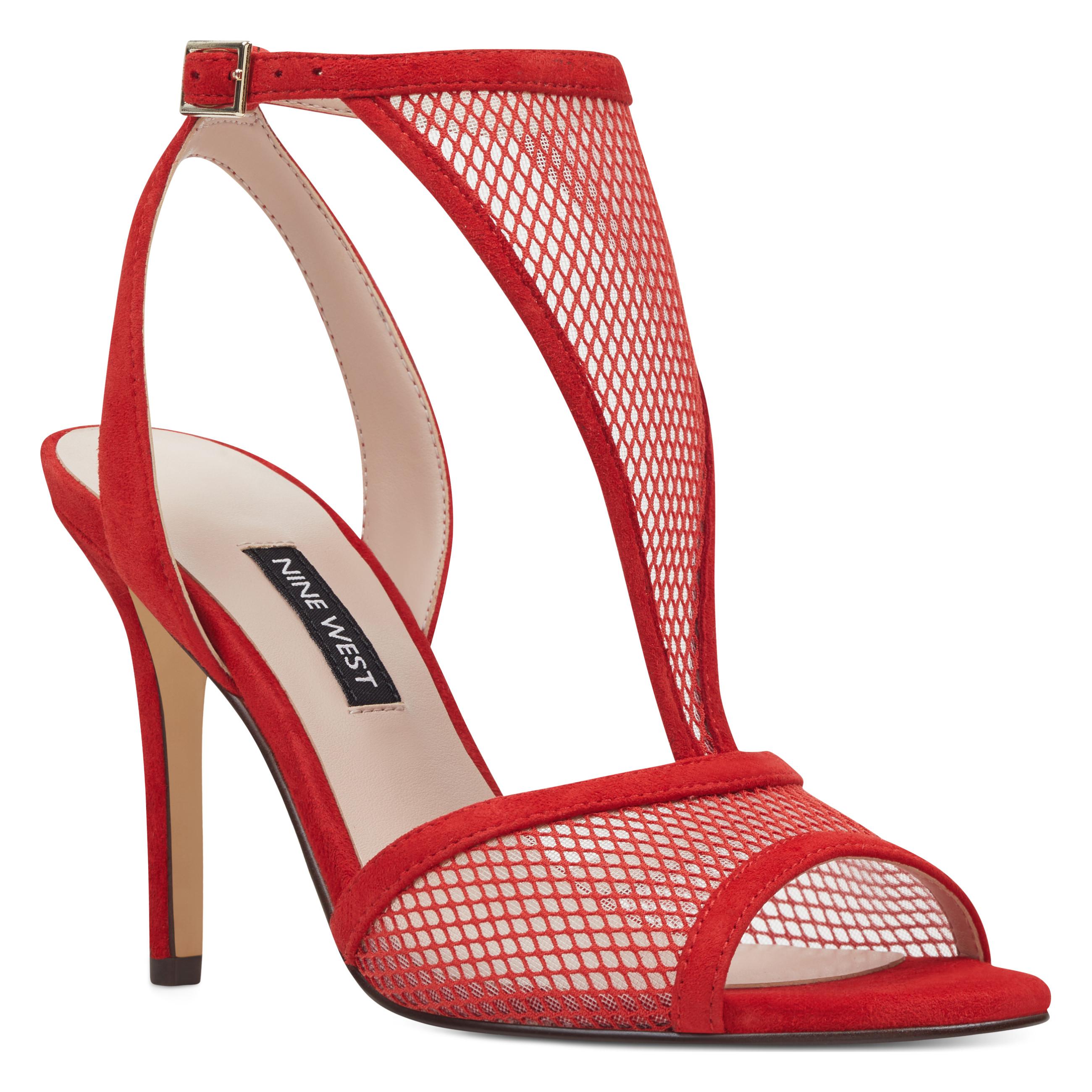 nine west manchon mesh sandals