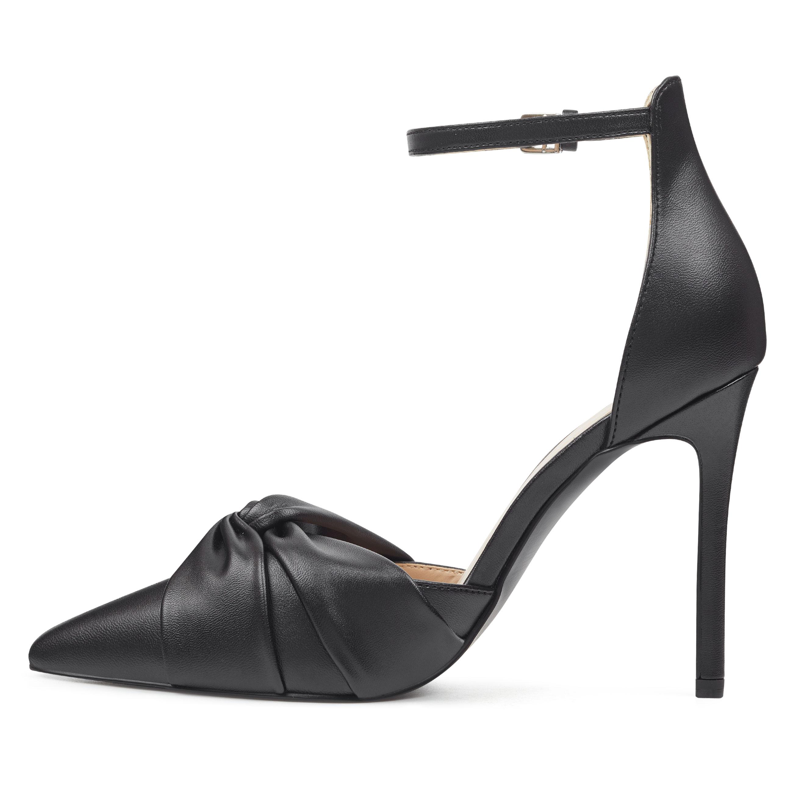 Nine West Triedthat Knotted Ankle Strap Pumps in Black Lyst