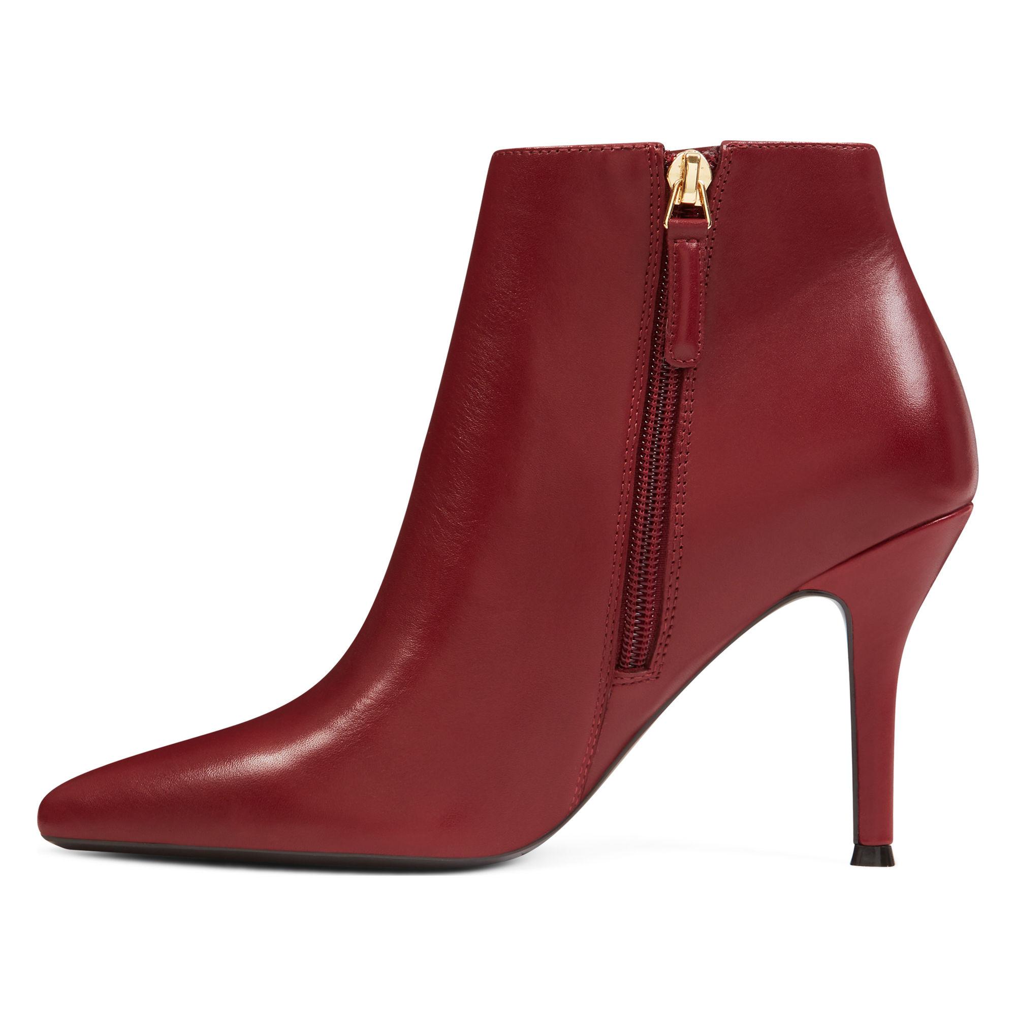 nine west front pointy toe booties