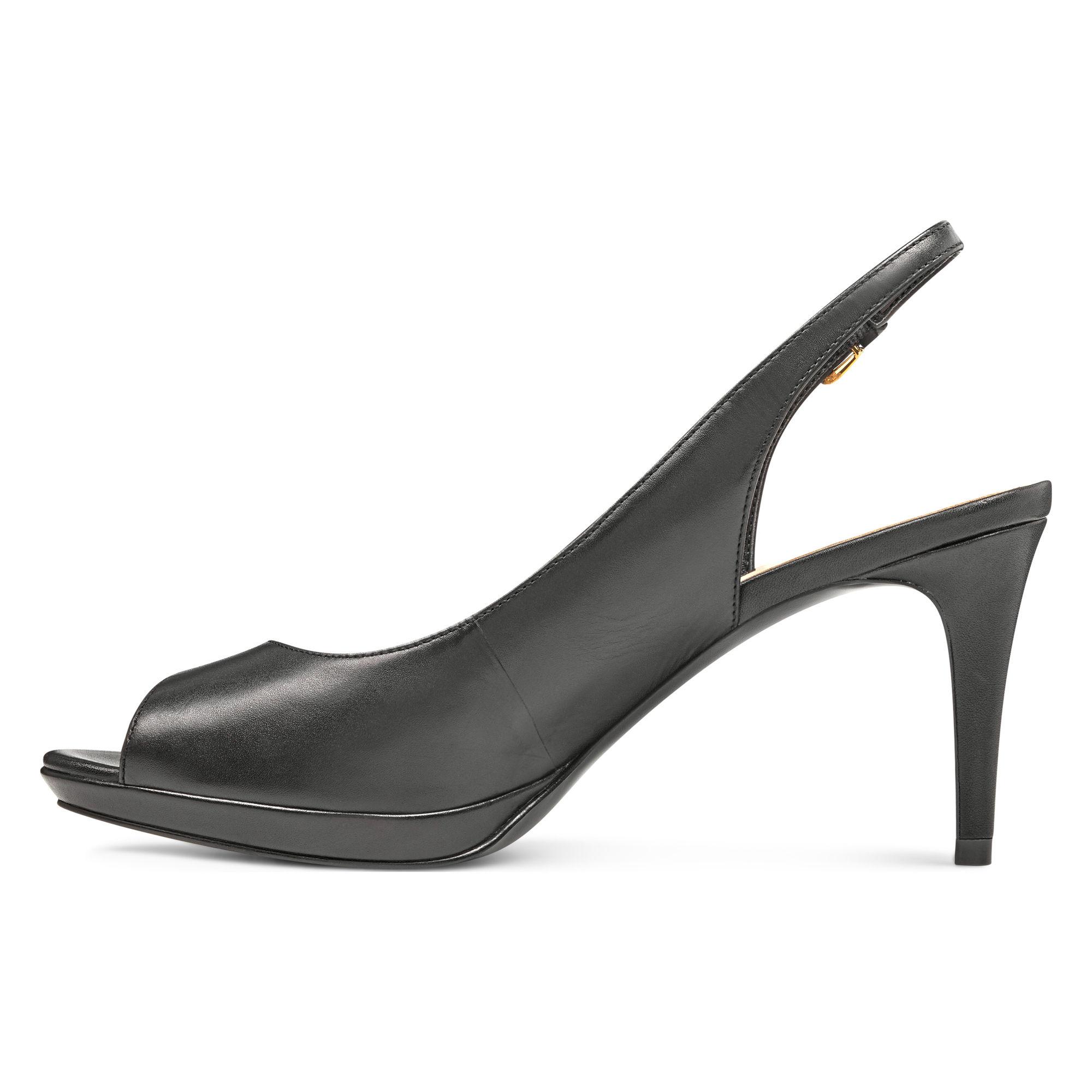 nine west gabrielle slingback platform pumps