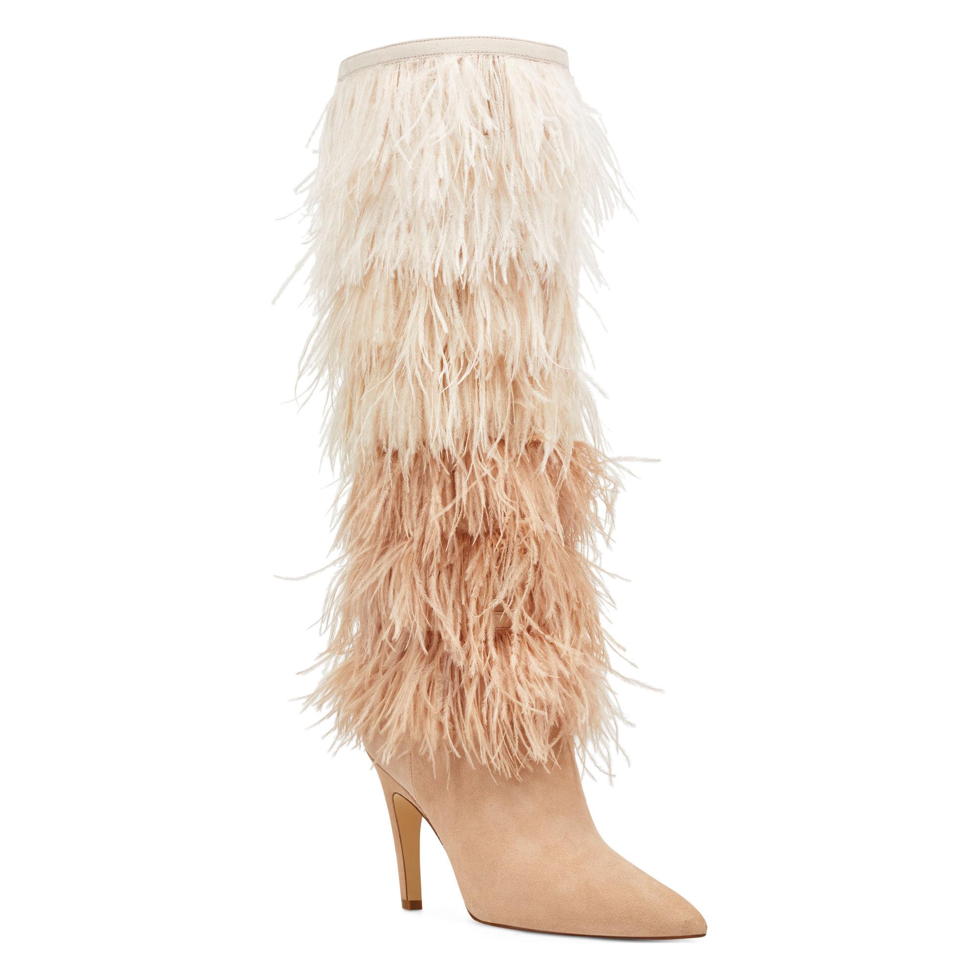 nine west feather boots