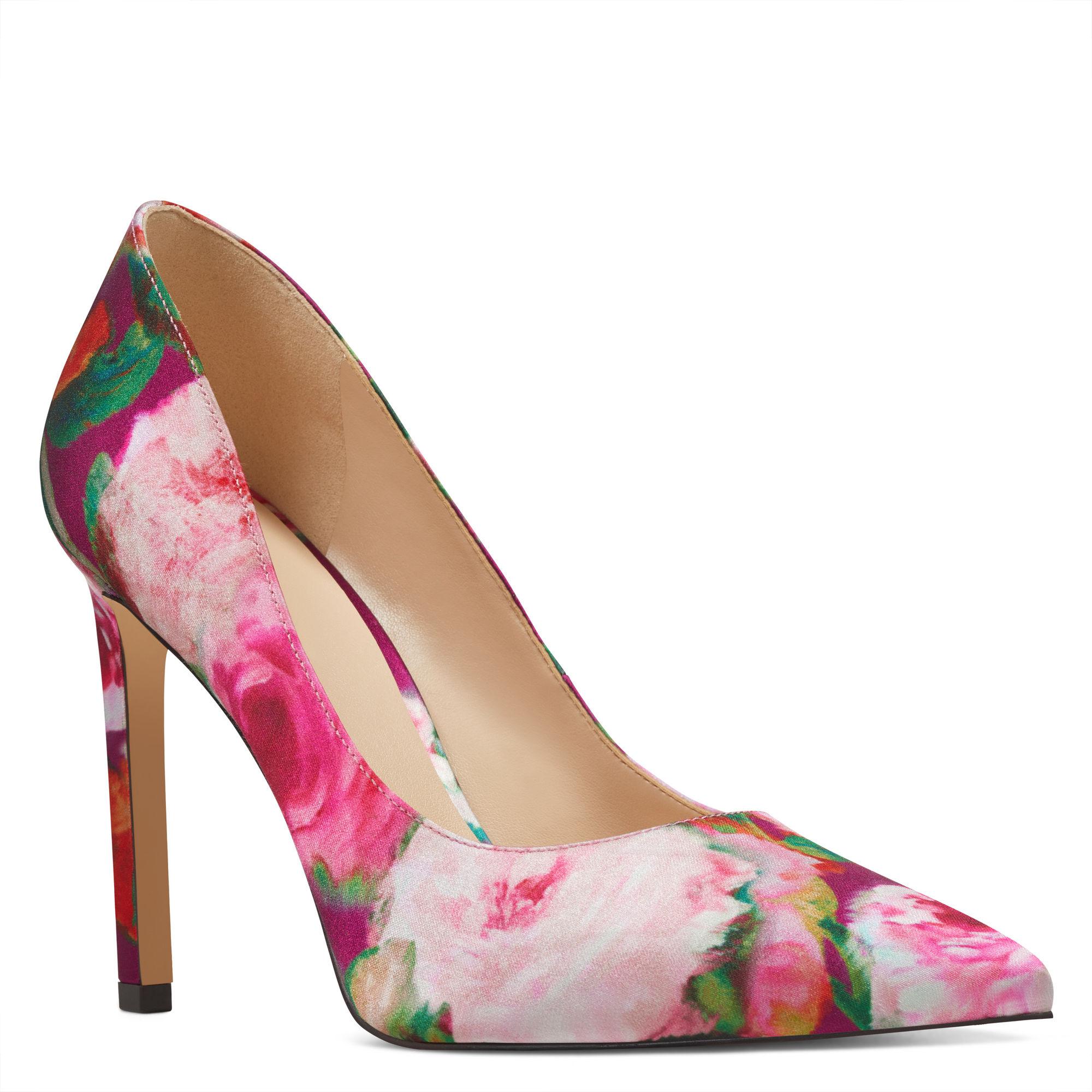 Nine West Leather Tatiana Pointy Toe Pumps in Pink Lyst