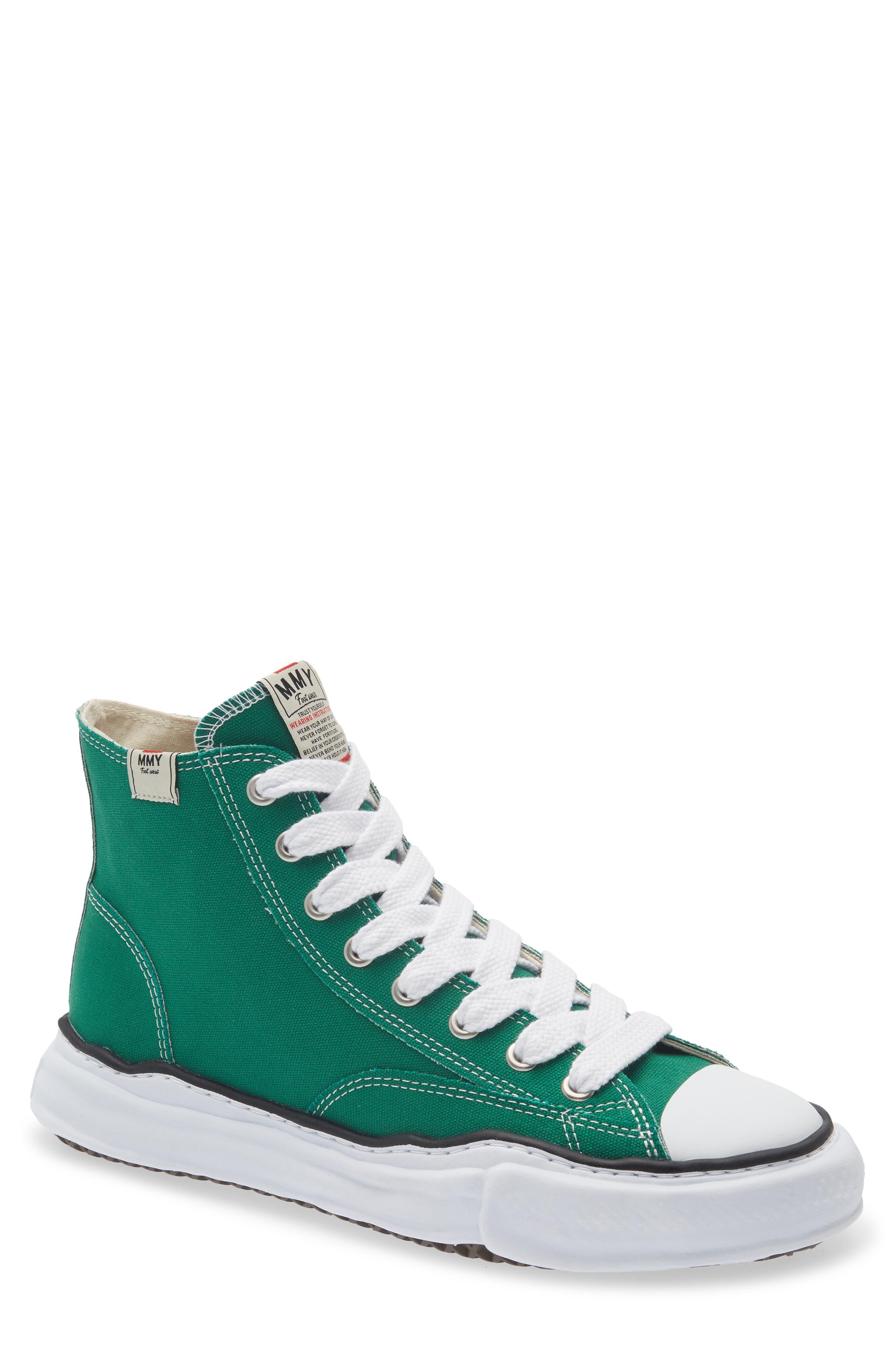 Maison MIHARA YASUHIRO ハイカットスニーカー グリーン Maison Mihara Yasuhiro High-top sneakers for Men | Online Sale up