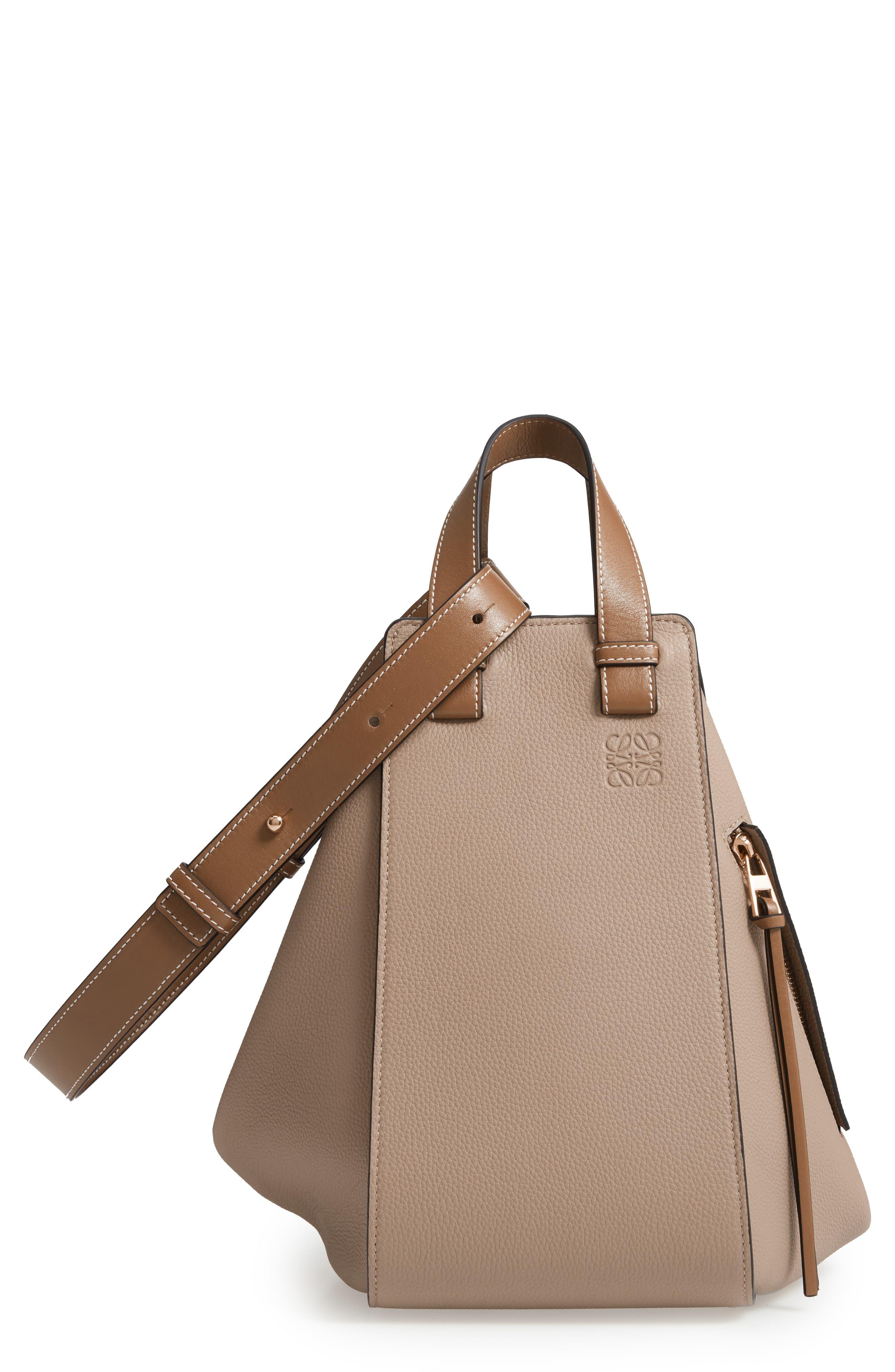 loewe hammock medium leather shoulder bag