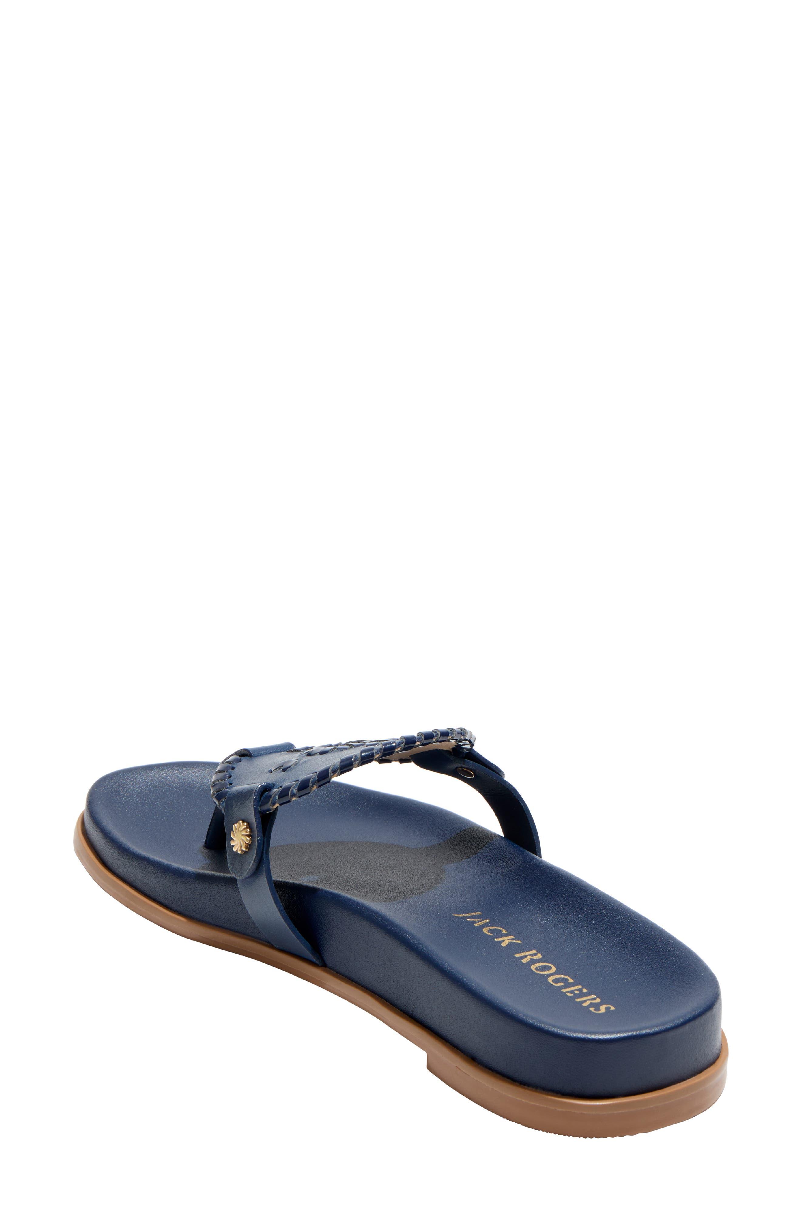 Jack Rogers Collins Flip Flop in Blue Lyst