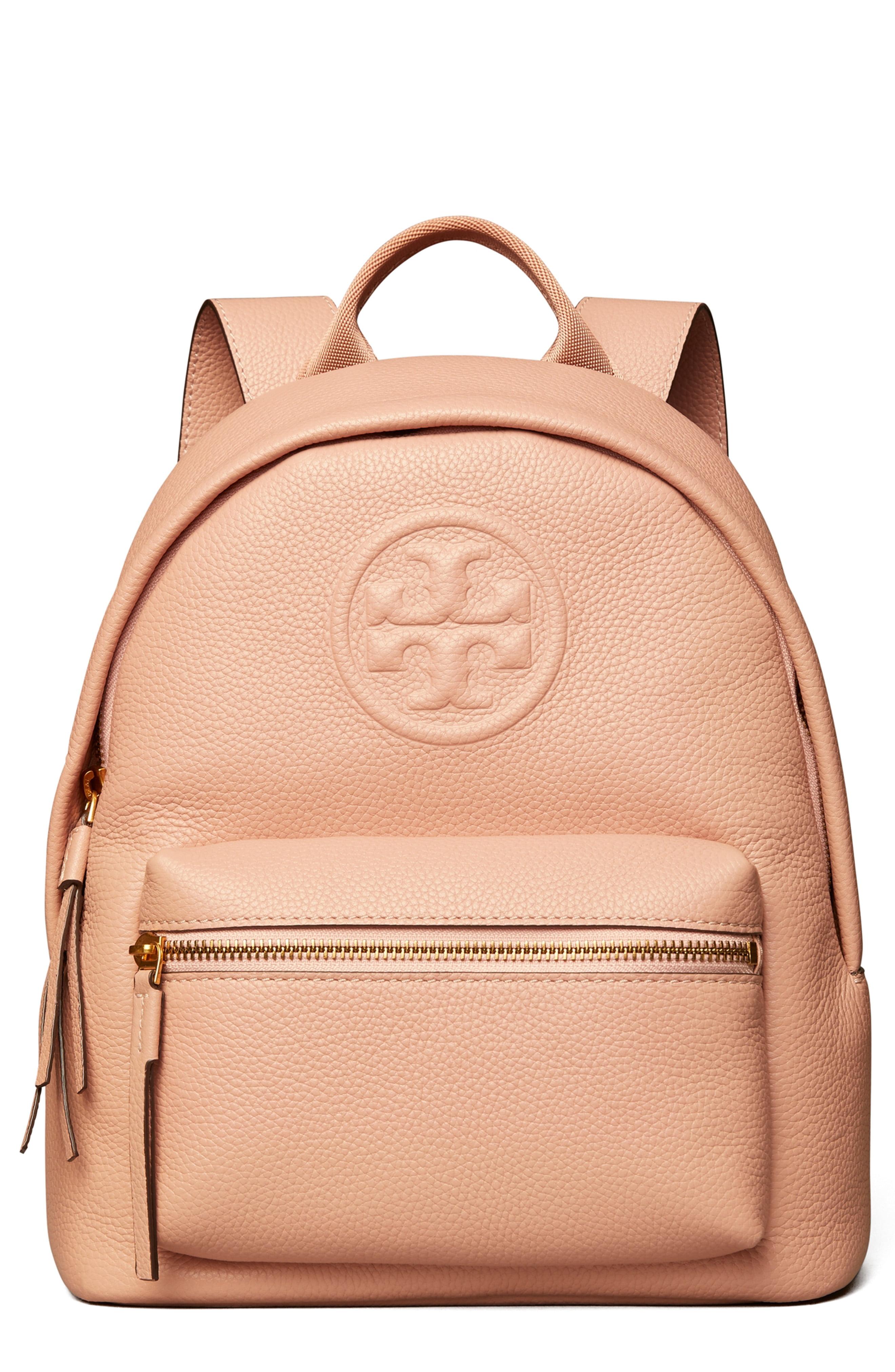 Tory Burch Mini Leather Backpack Light Pink 