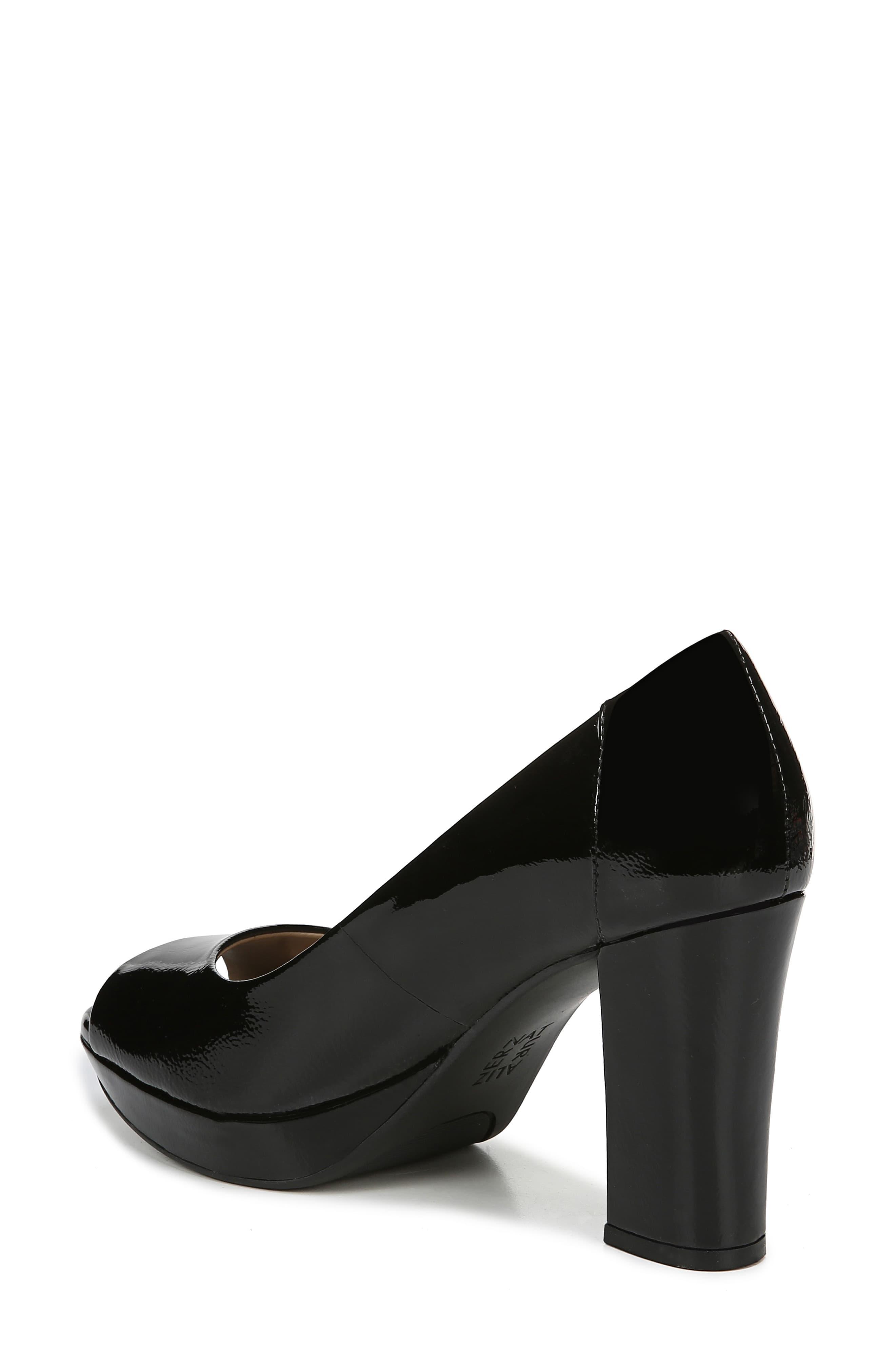 naturalizer black patent pumps