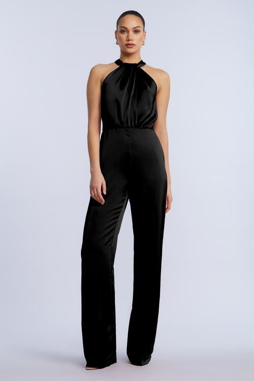 SALE!【BCBG MAXAZRIA】 ホルターネックジャンプスーツ BCBGMAXAZRIA Josselyn Black Halter Top Jumpsuit - Runway Catalog