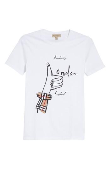burberry graphic t shirt