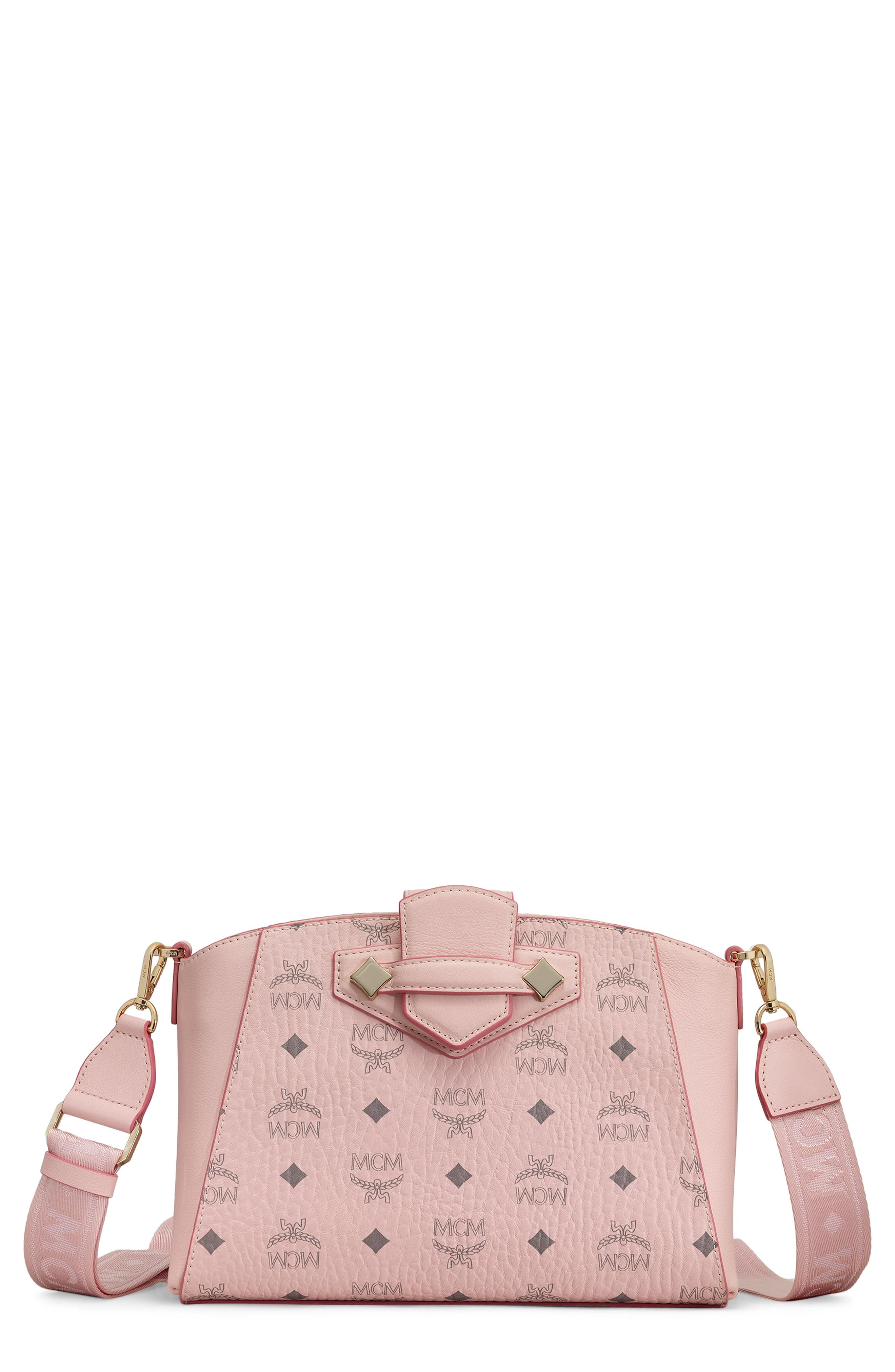 small essential visetos coated canvas crossbody bag