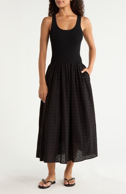 elan mixed media maxi dress Women's Elan Dresses