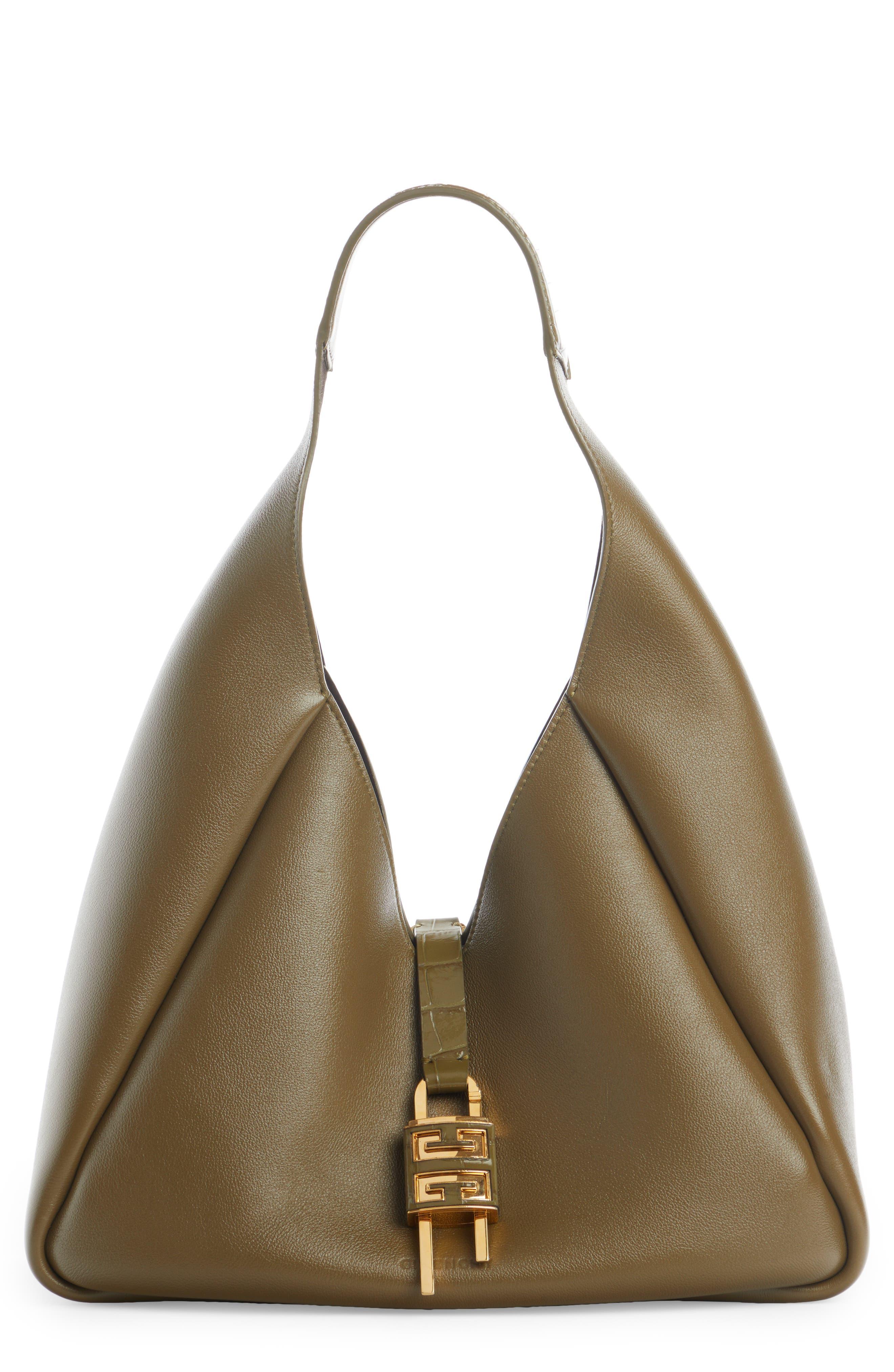 Longchamp Hobo Bag Gold Patent Leather Handbag Women's -  Hong Kong