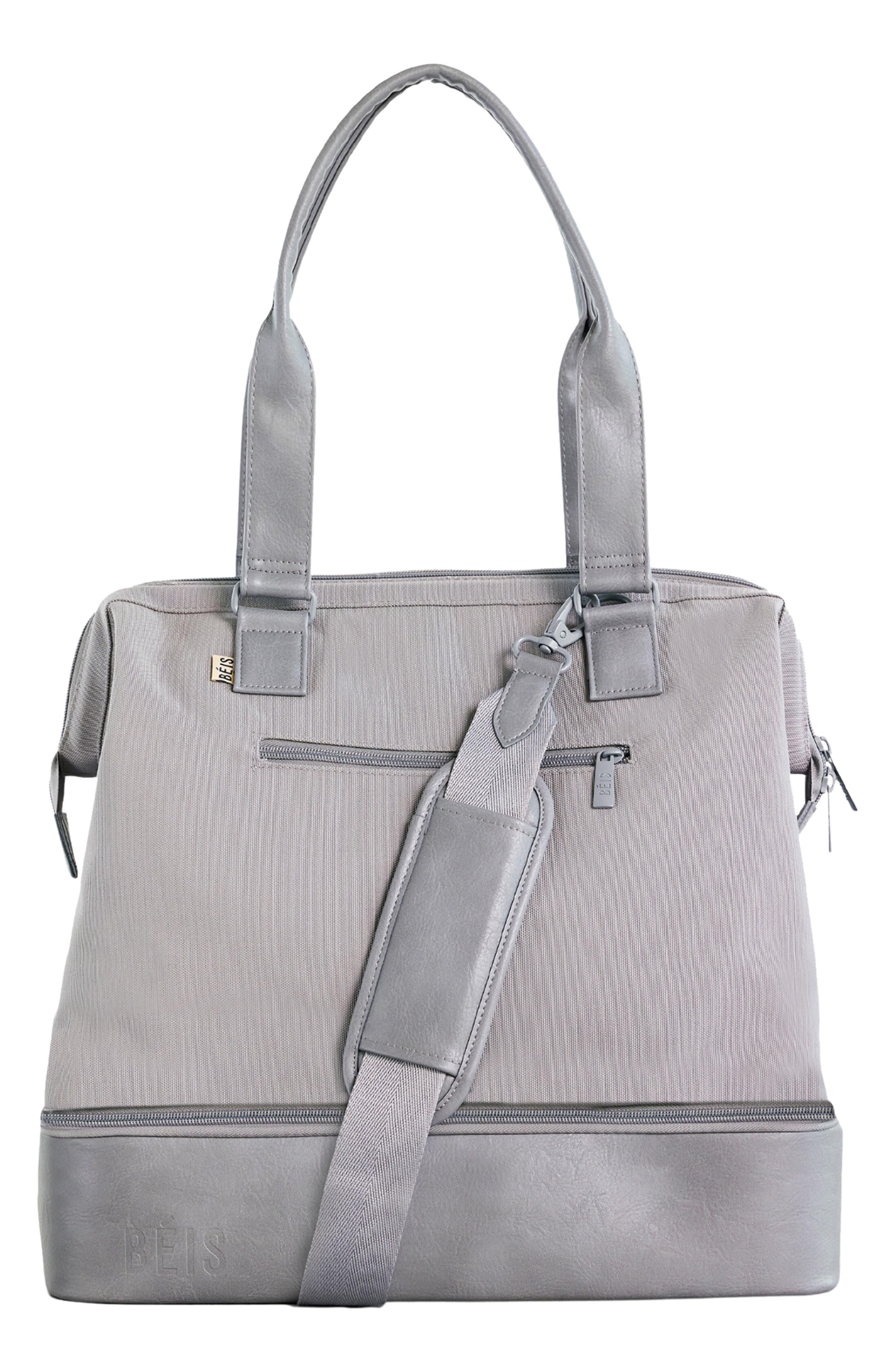 BEIS The Mini Weekend Travel Bag in Gray Lyst