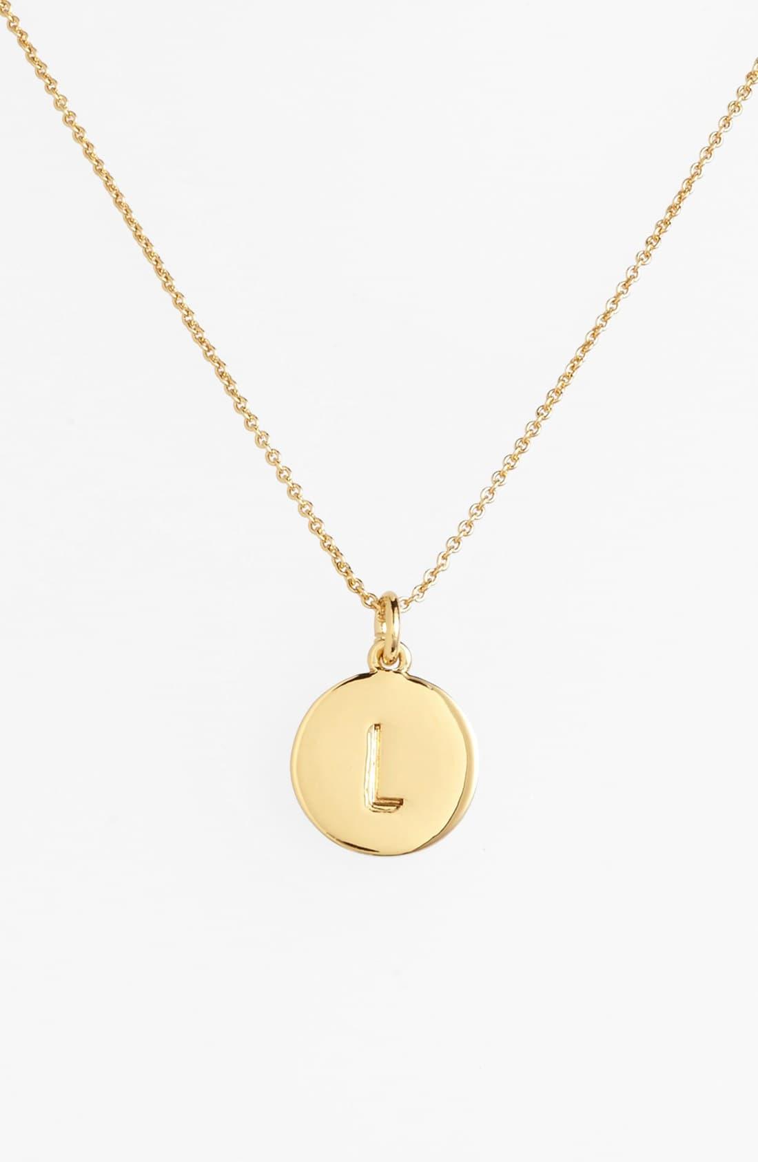 Kate Spade One In A Million Initial Pendant Necklace in l ...