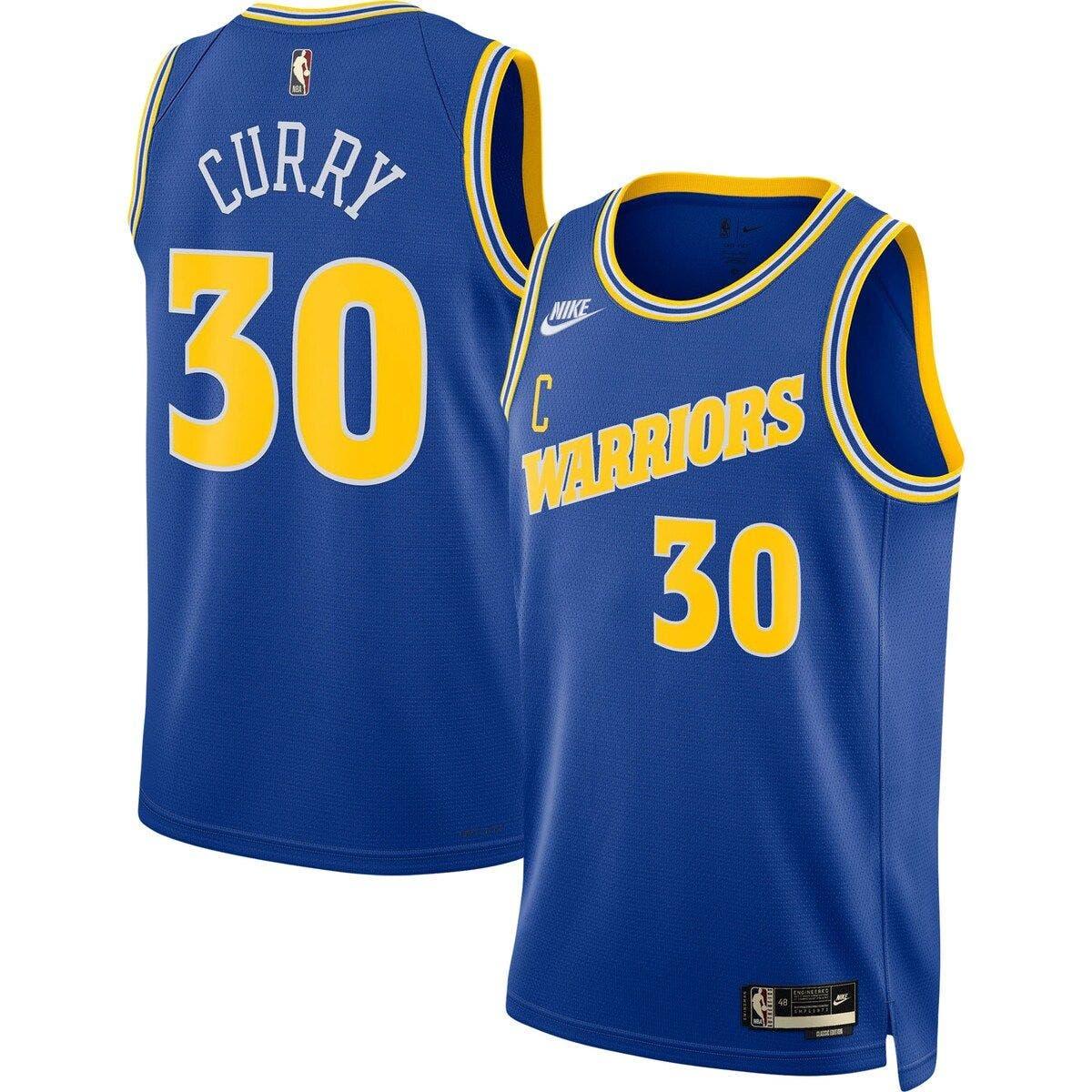 Nike Stephen Curry Royal Golden State Warriors 202223 Swingman Jersey Classic Edition In Blue 