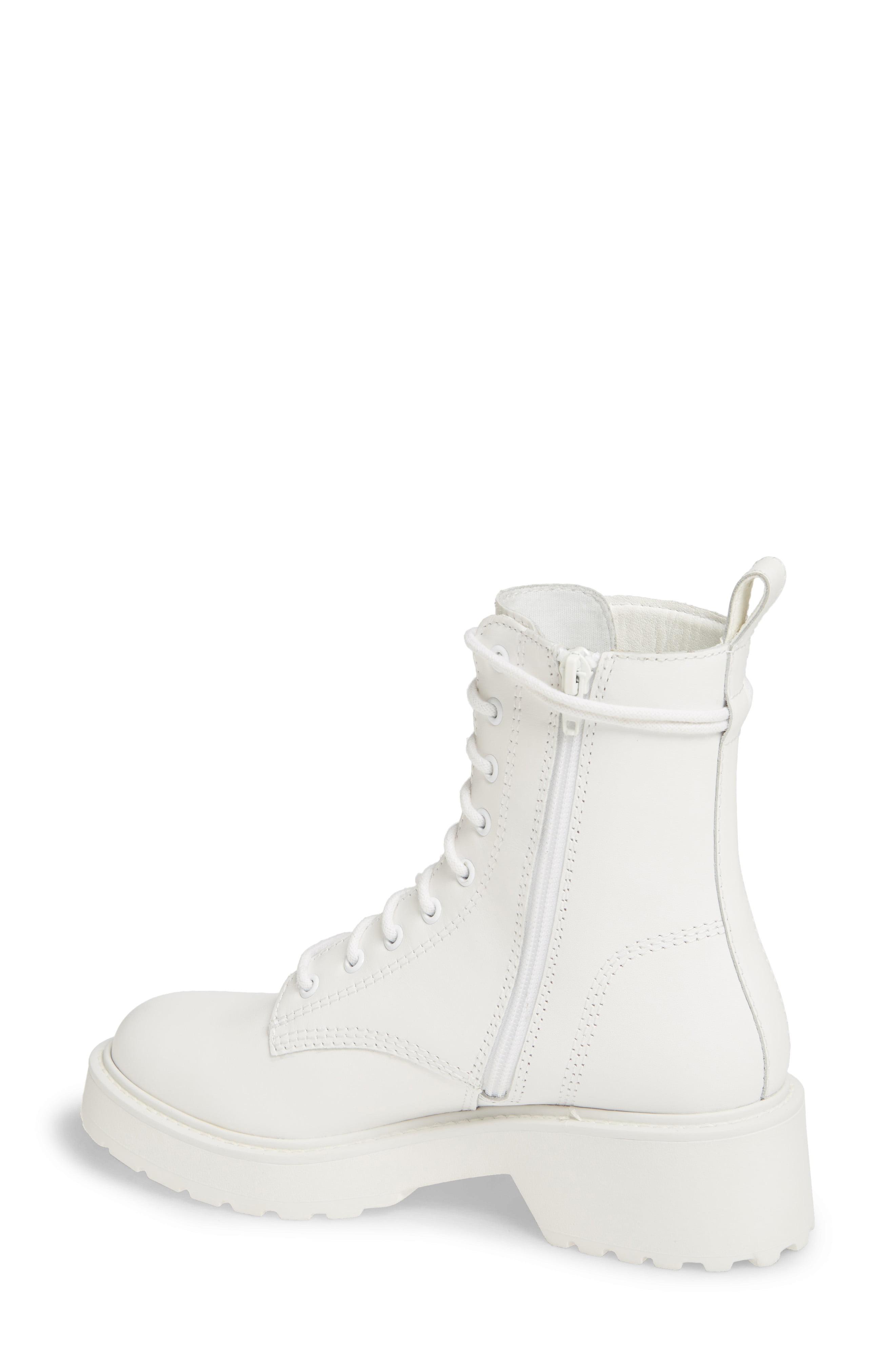 steve madden white boots