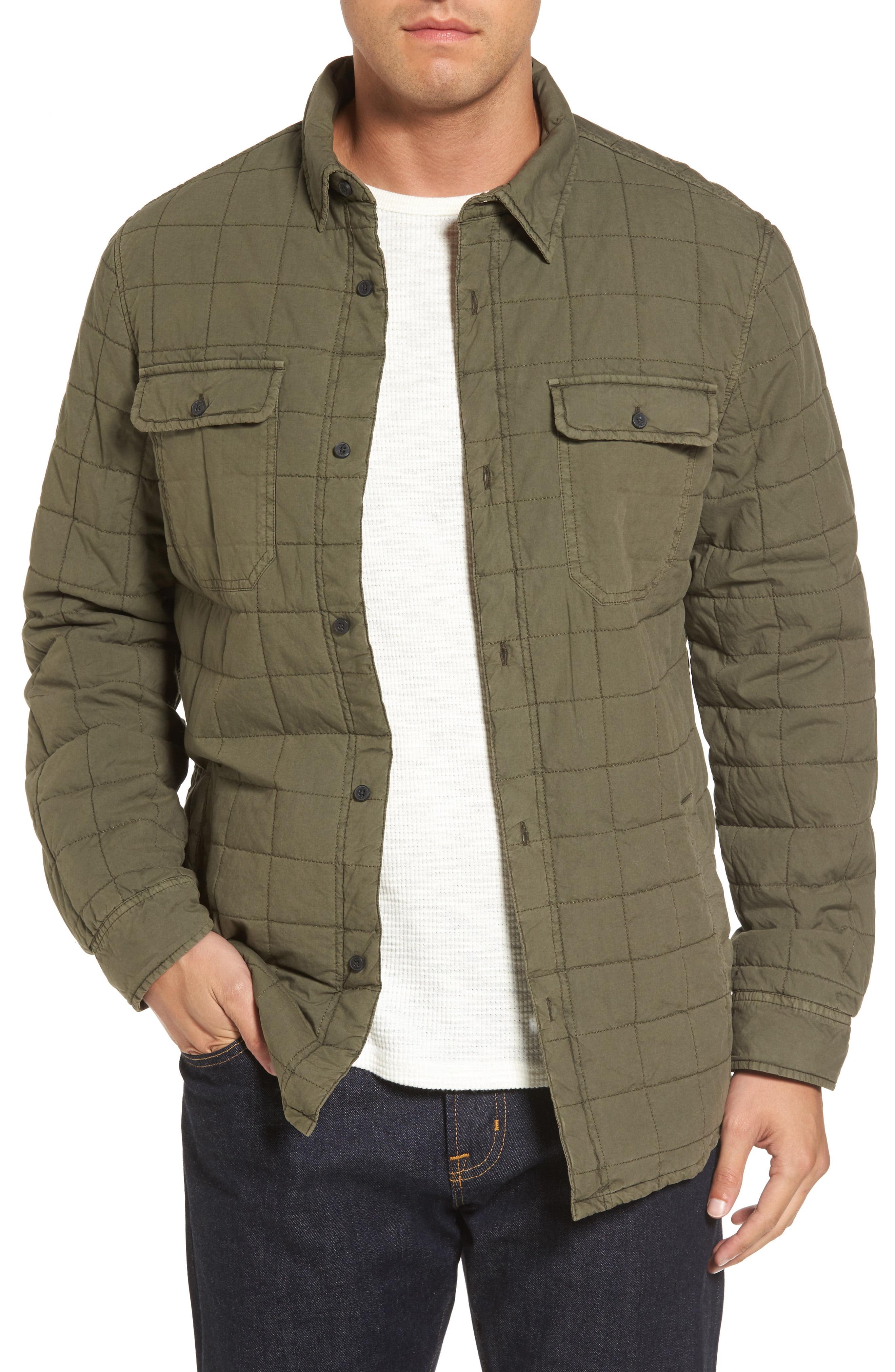 UGG Cotton UGG Quilted Shirt Jacket in Olive (Green) for Men - Lyst