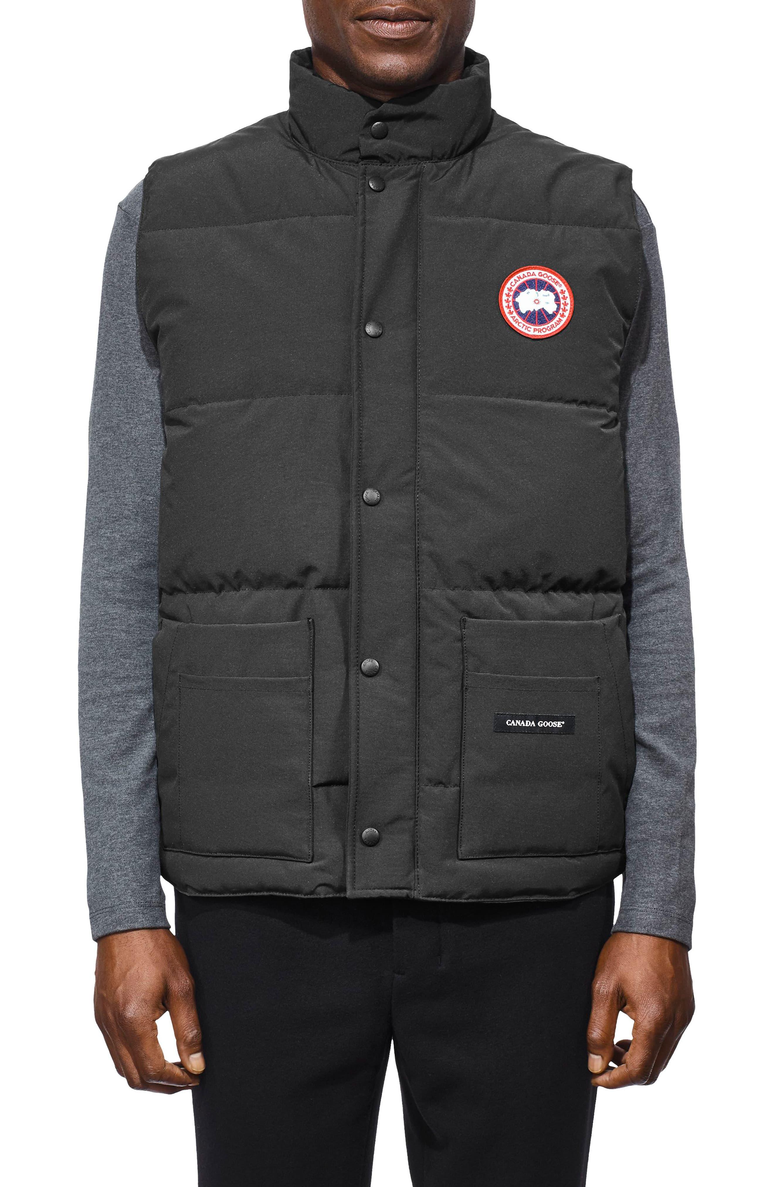 Canada Goose Freestyle Regular Fit Down Vest in Graphite (Gray) for Men