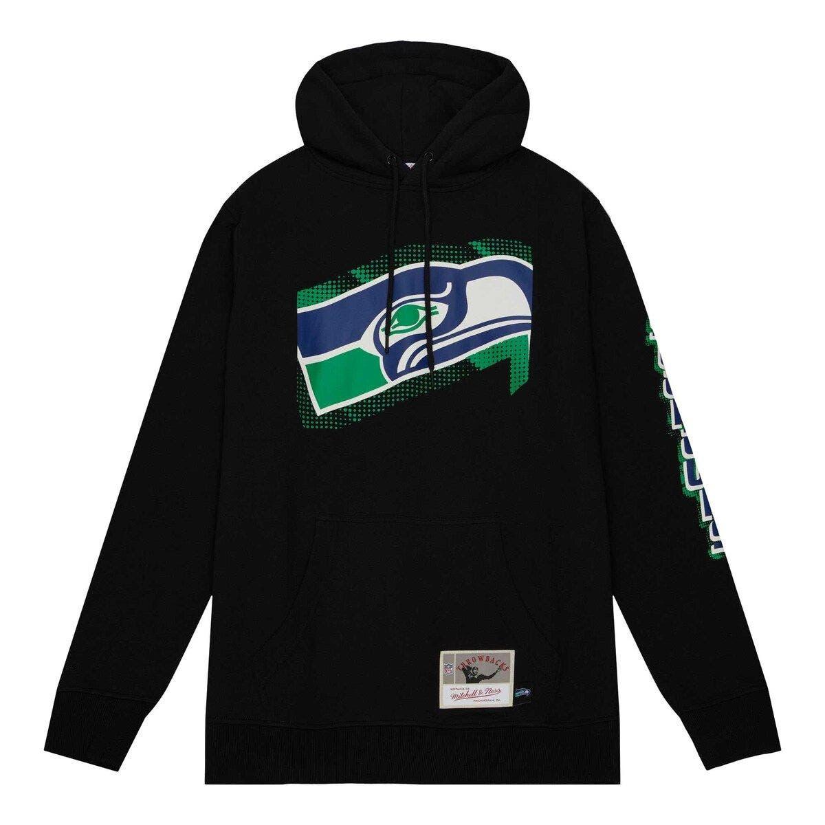 Mitchell & Ness Seattle Seahawks Gridiron Classics Big Face 7.0 Pullover  Hoodie At Nordstrom in Black for Men