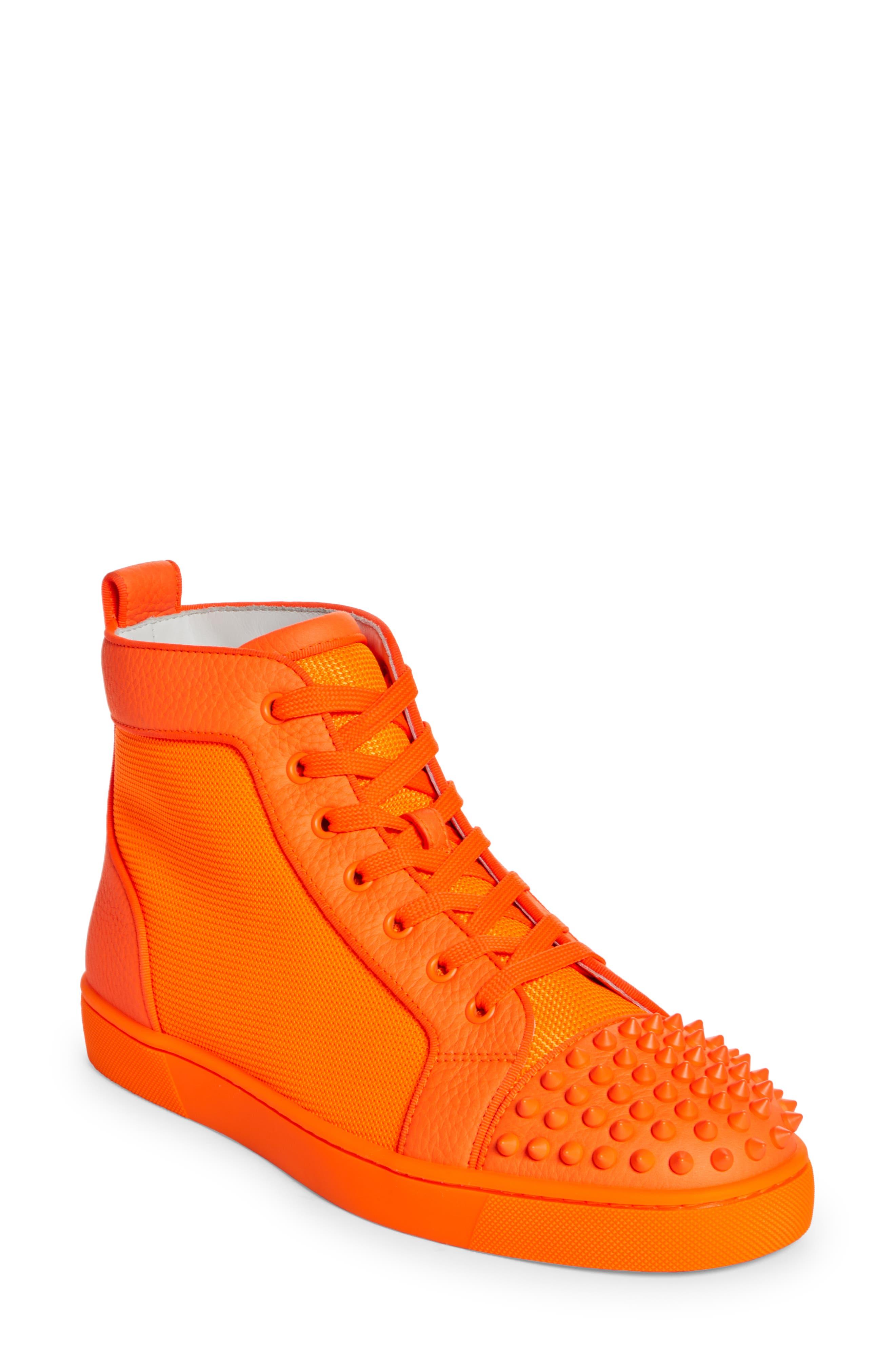 Christian Louboutin Louis Spikes High-Top Sneakers