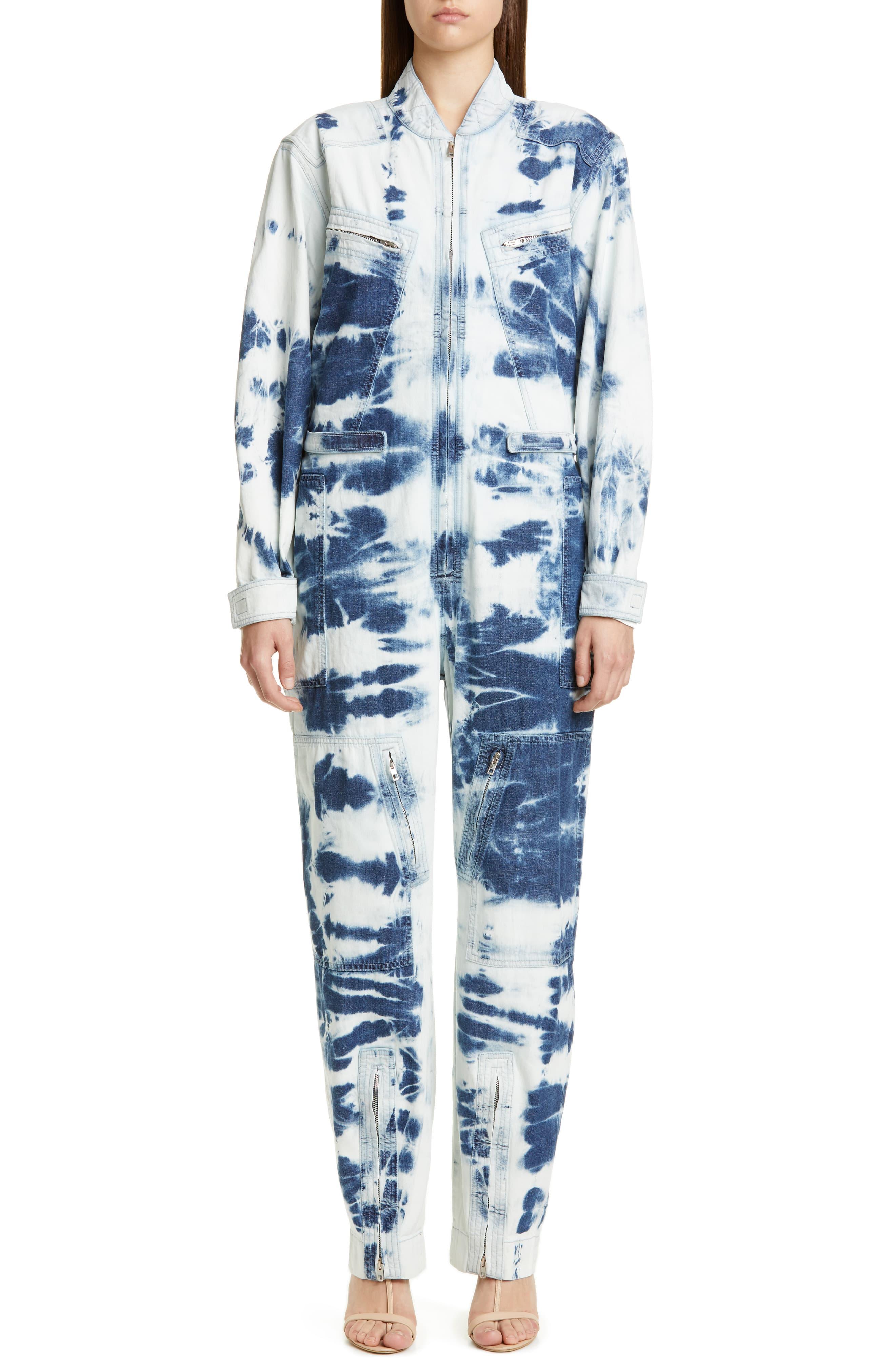stella mccartney denim jumpsuit
