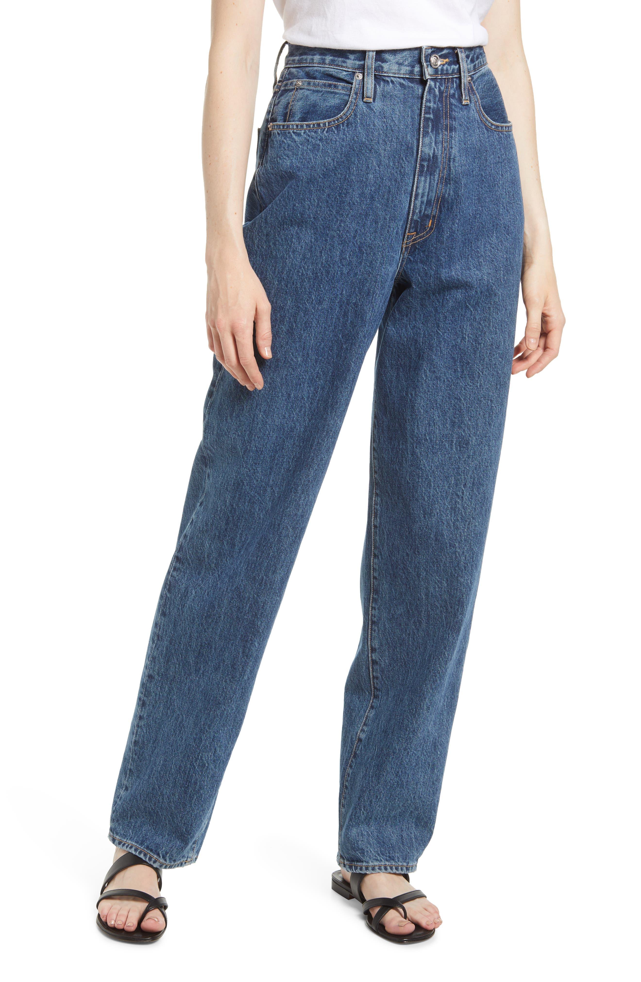 SLVRLAKE Denim Jessy High Waist Relaxed Fit Leg Jeans in Blue Lyst