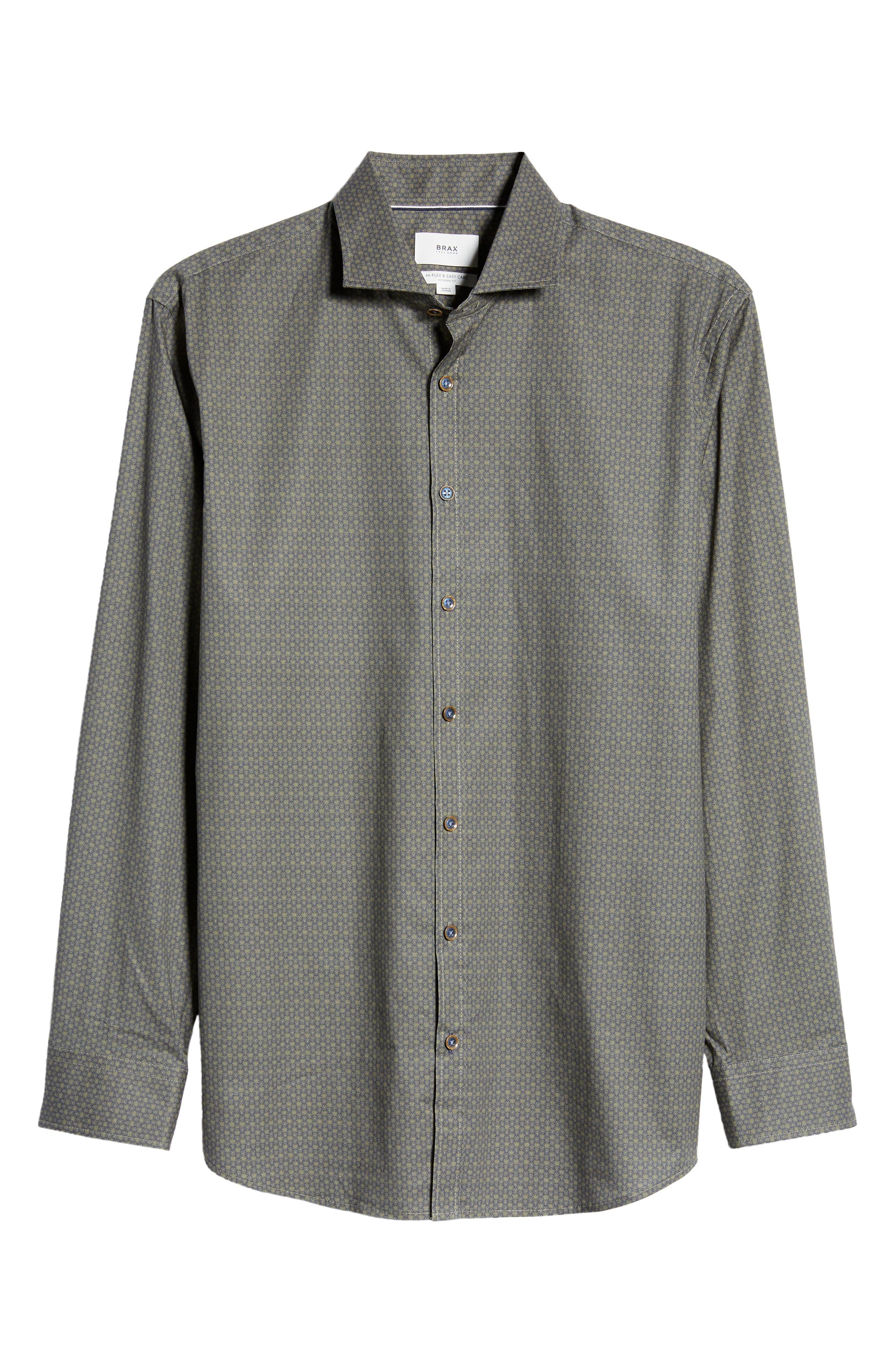 Buitenshuis Volg ons scheuren Brax Harold Hi-flex Stretch Cotton Button-up Shirt in Gray for Men | Lyst
