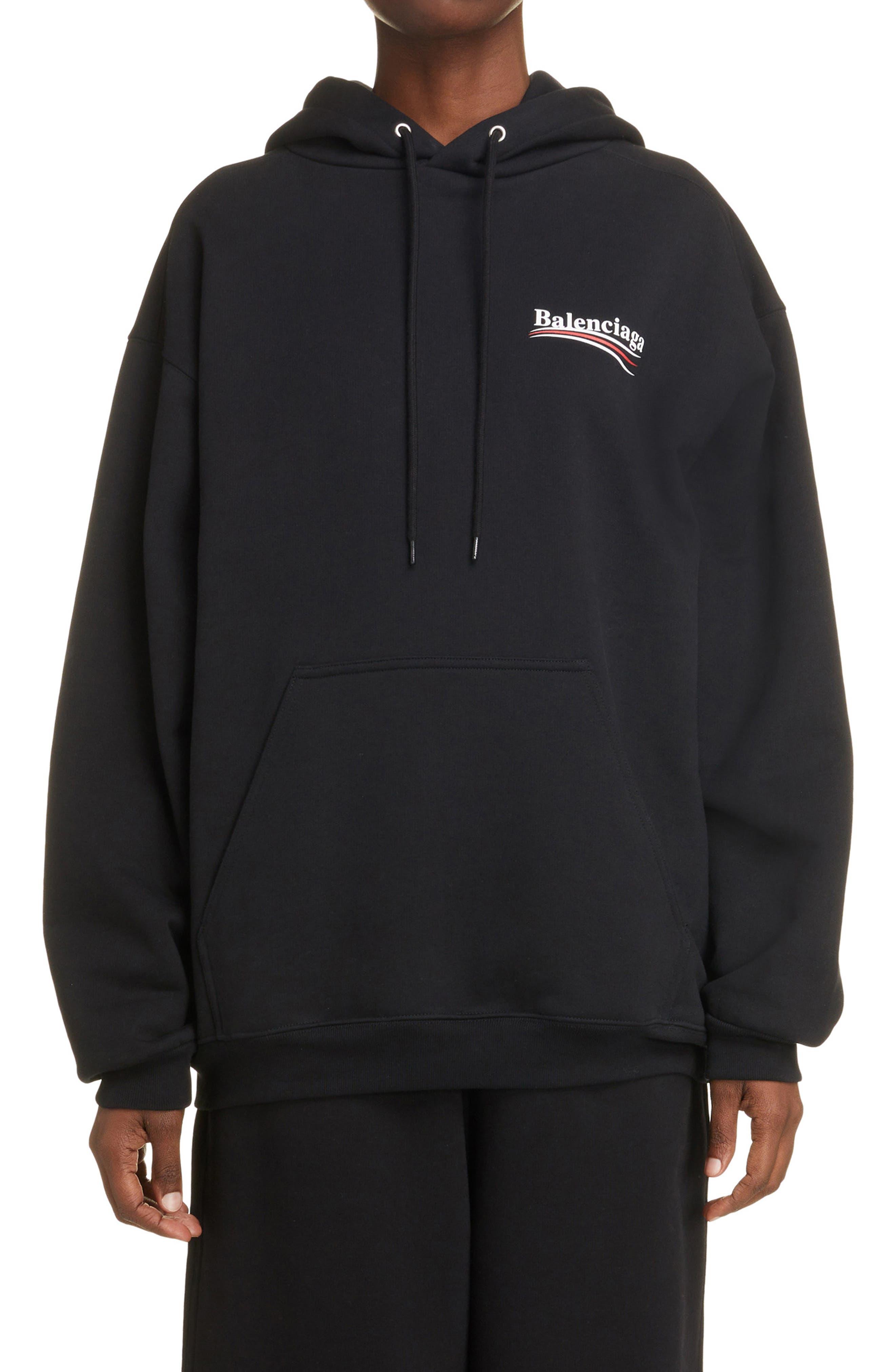 balenciaga campaign logo sweatshirt