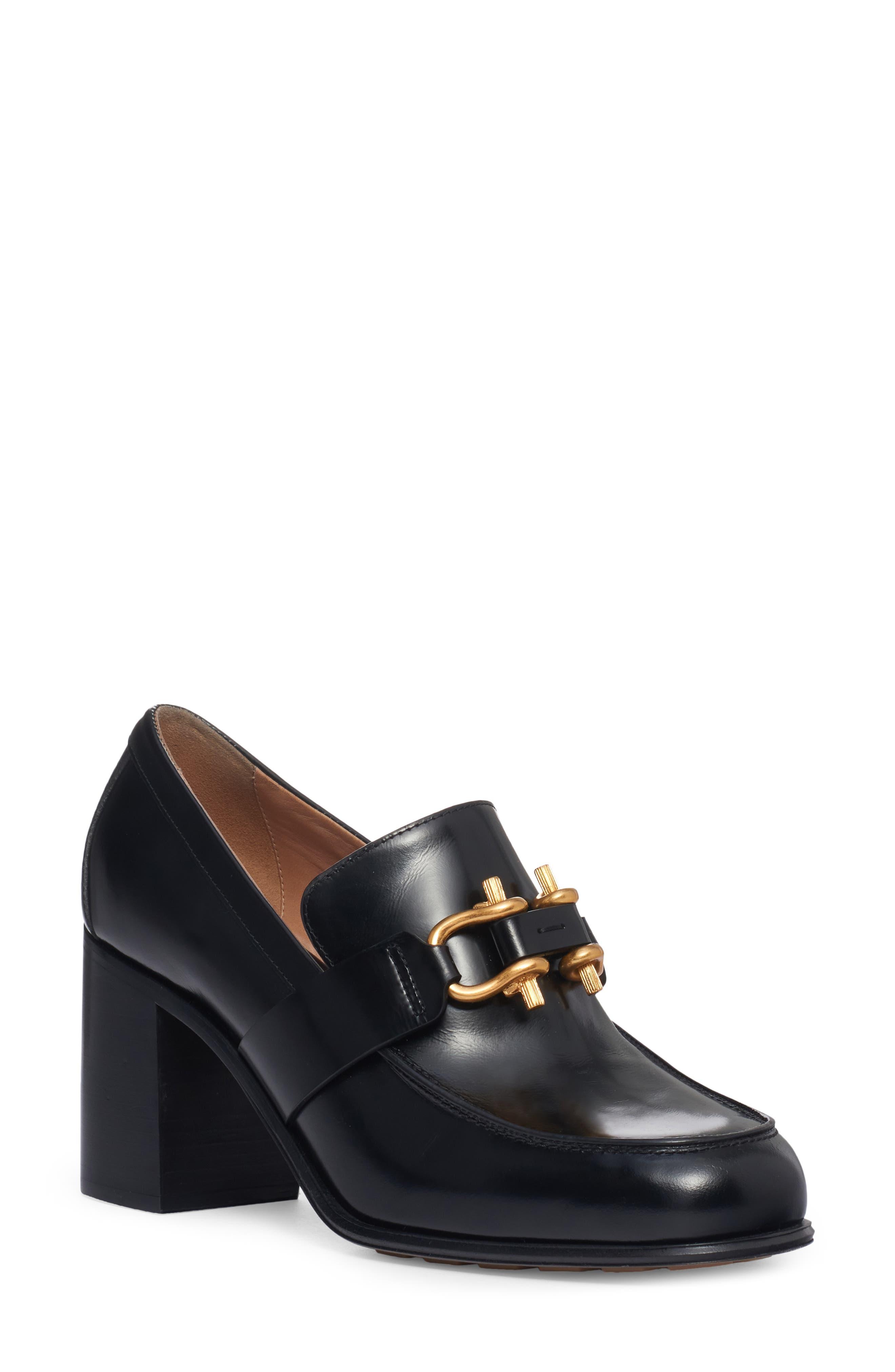 Bottega Veneta Monsieur Bit Loafer Pump in Black | Lyst