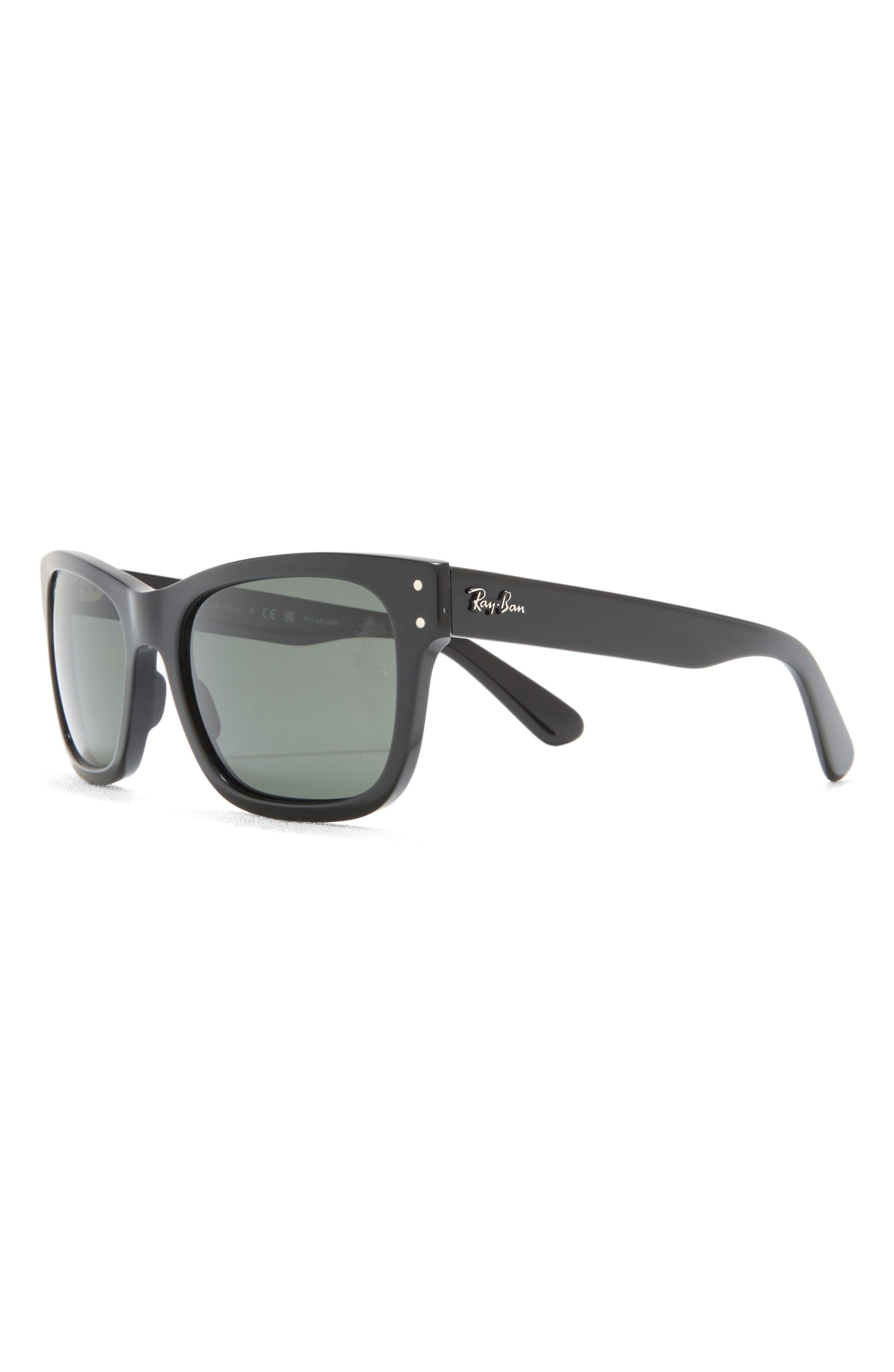 Ray-Ban Mr. Burbank 58mm Polarized Rectangular Sunglasses in Black for Men  | Lyst