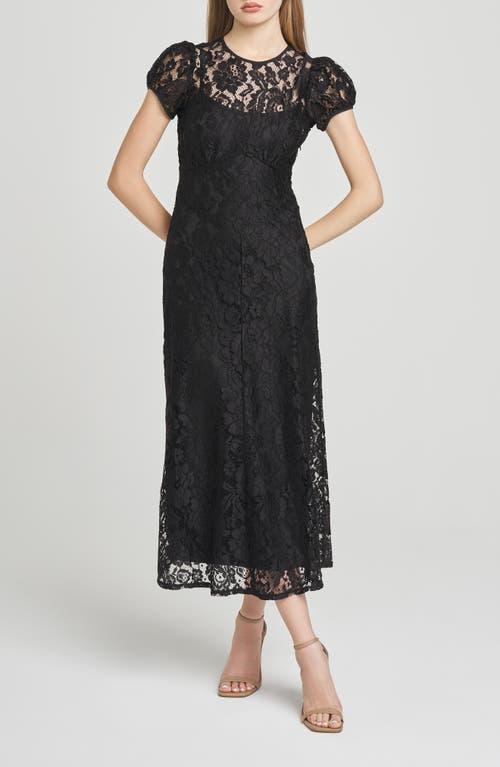 Wayf Clarity Lace Maxi Dress in Black | Lyst