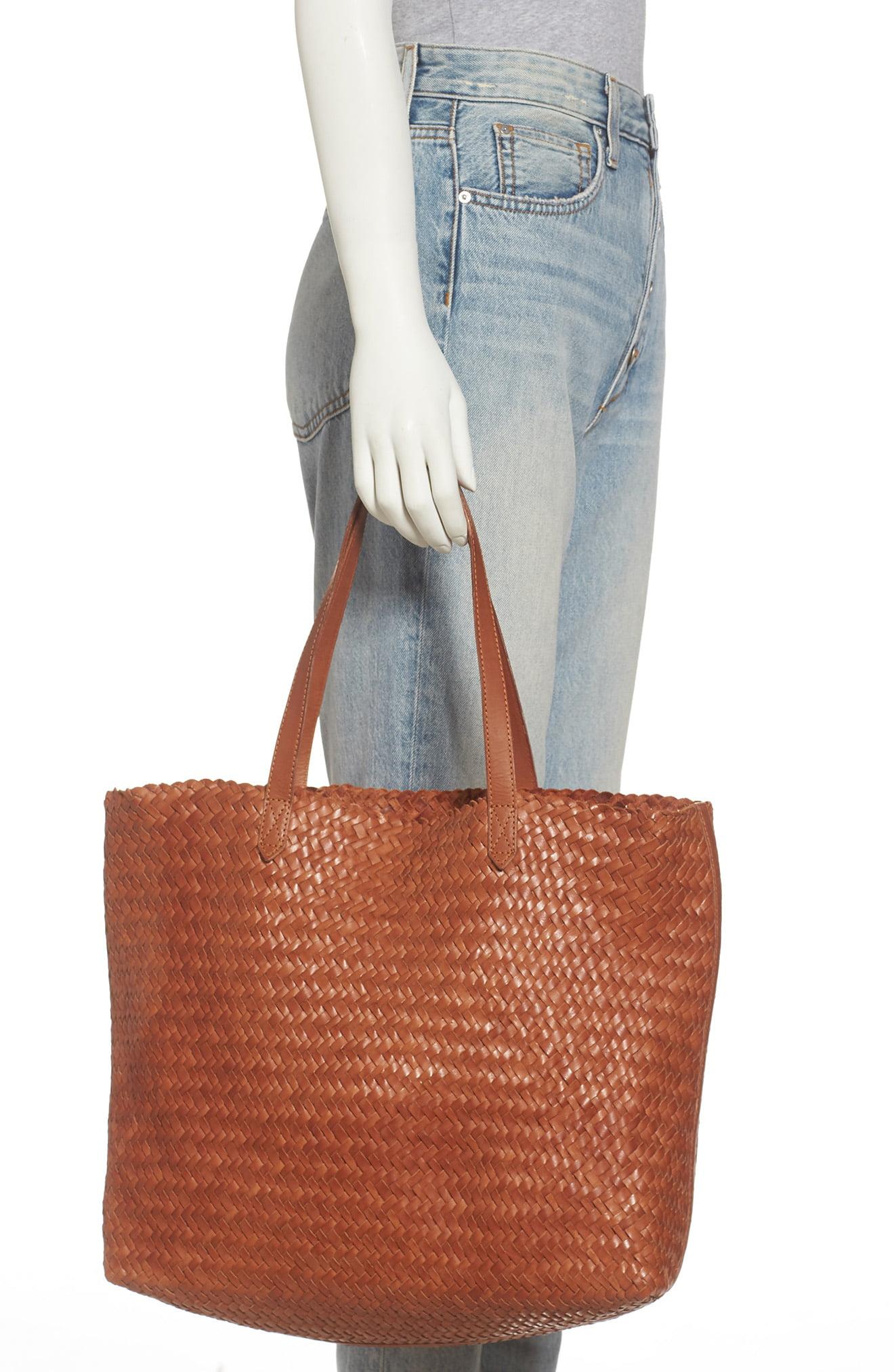 madewell woven tote